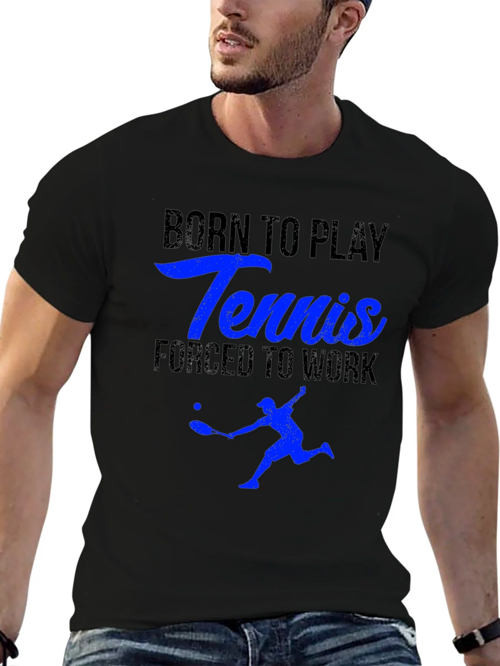 Born to Play Tennis Graphic Tee
