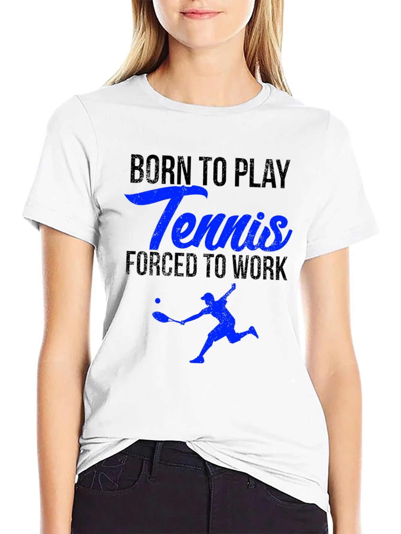 Born to Play Tennis Graphic Tee