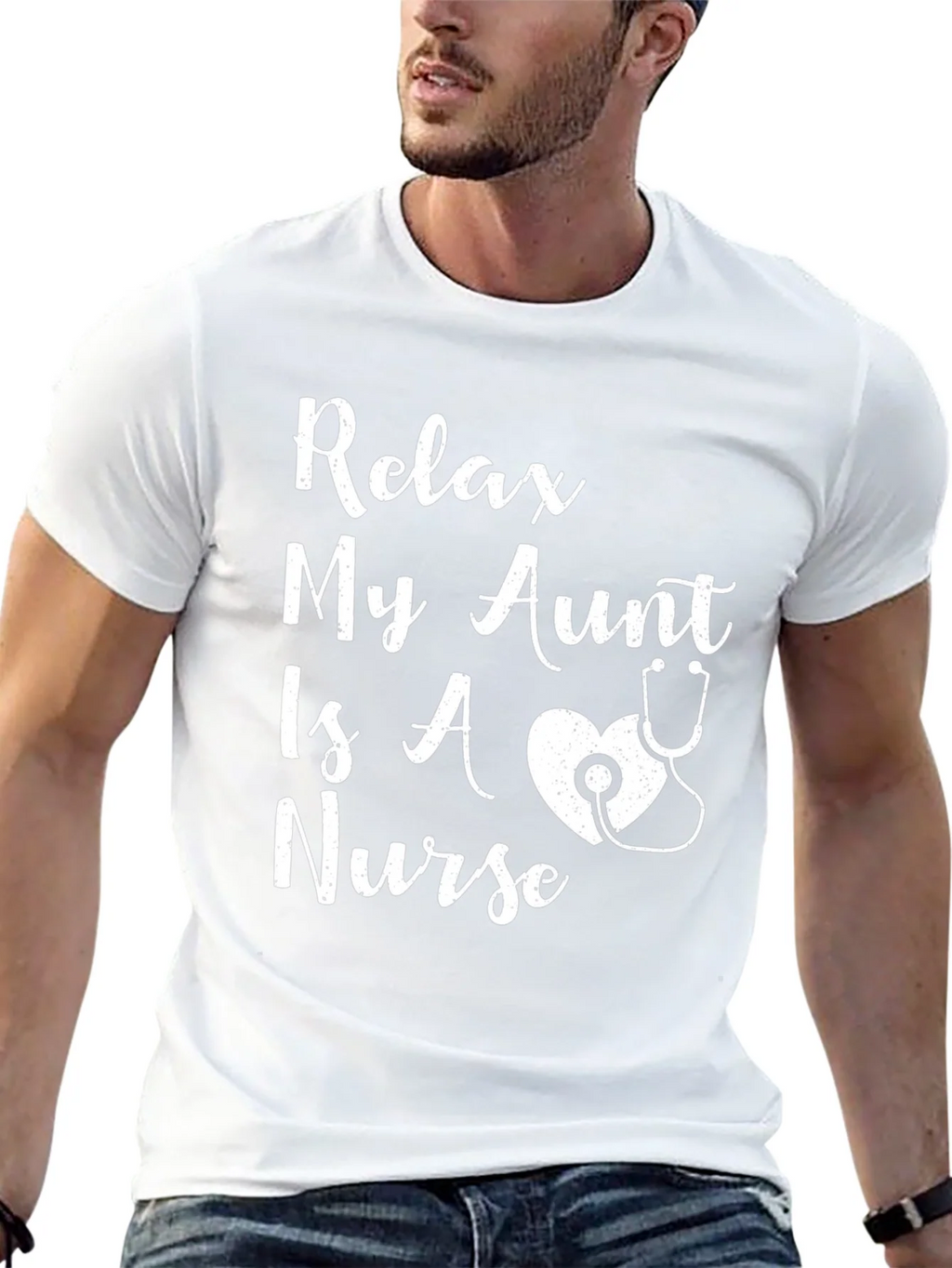 Relax My Aunt Is A Nurse T-Shirt