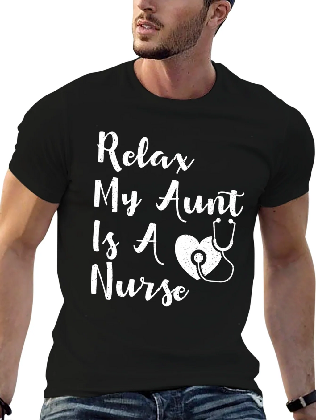 Relax My Aunt Is A Nurse T-Shirt