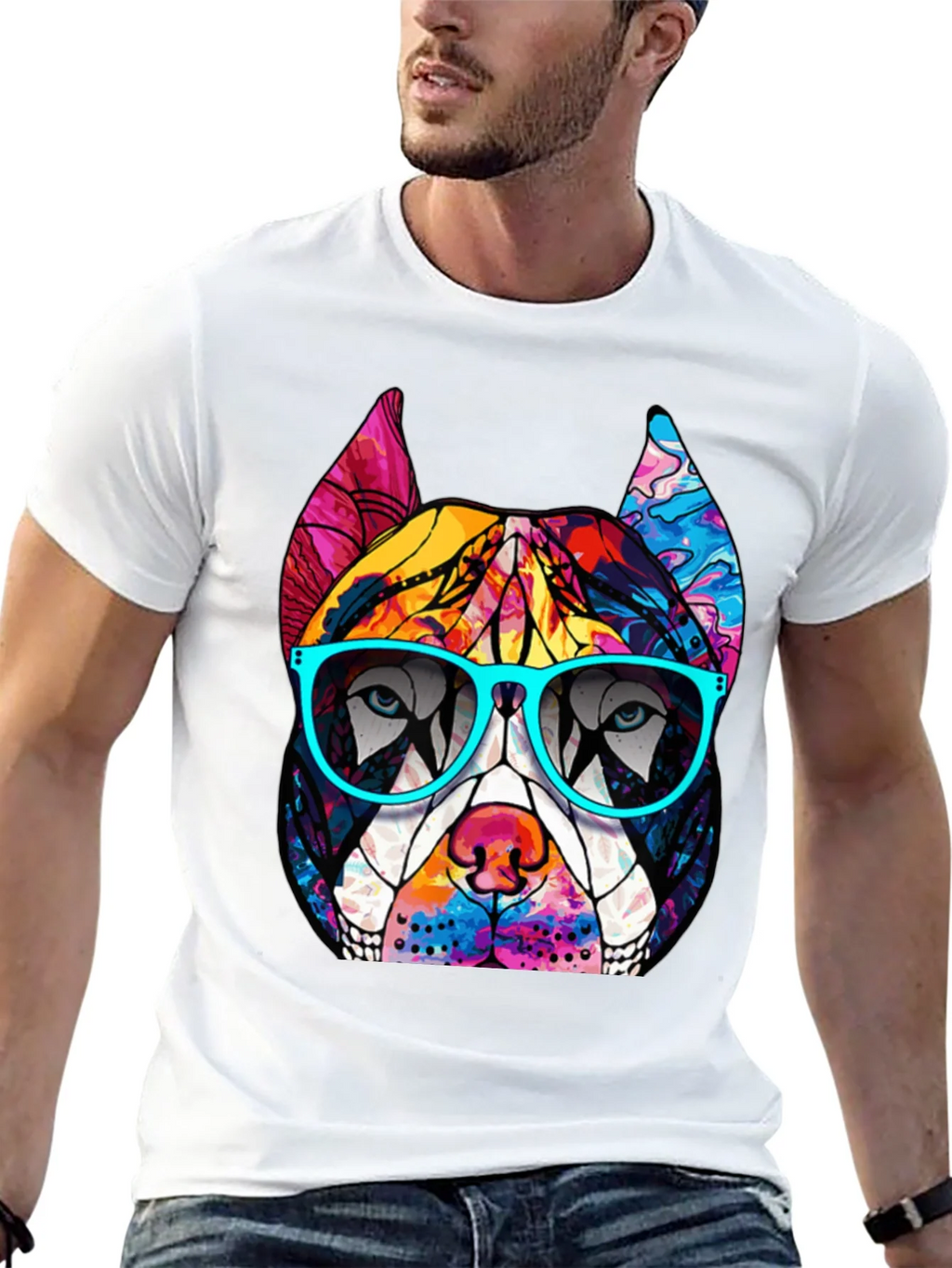 Cool Dog Graphic T-Shirt