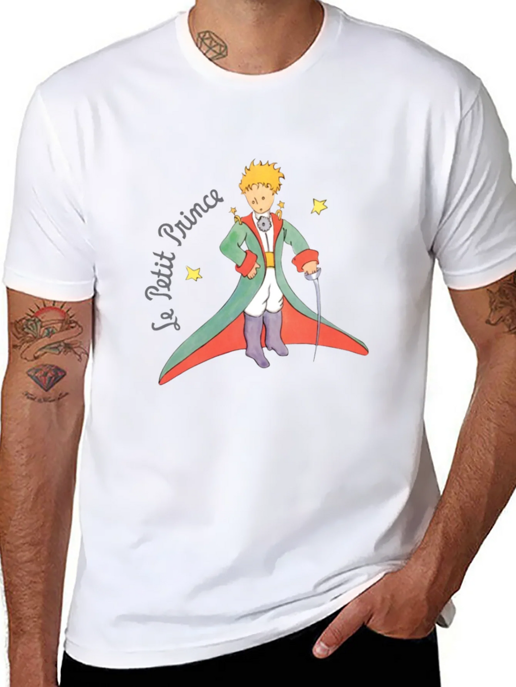 Le Petit Prince Graphic Tee - Classic Novel Design