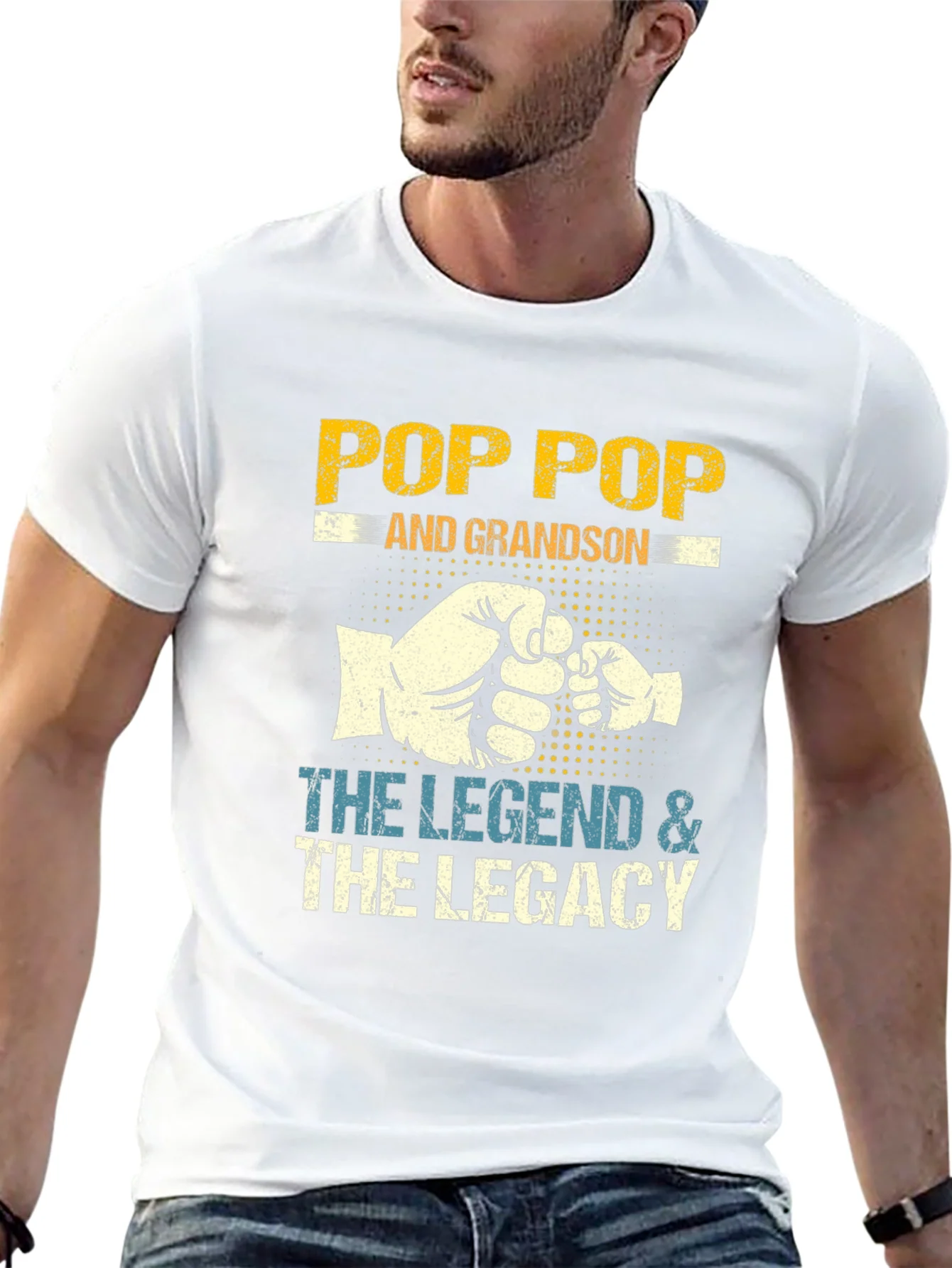 Pop Pop & Grandson T-Shirt - The Legend & The Legacy