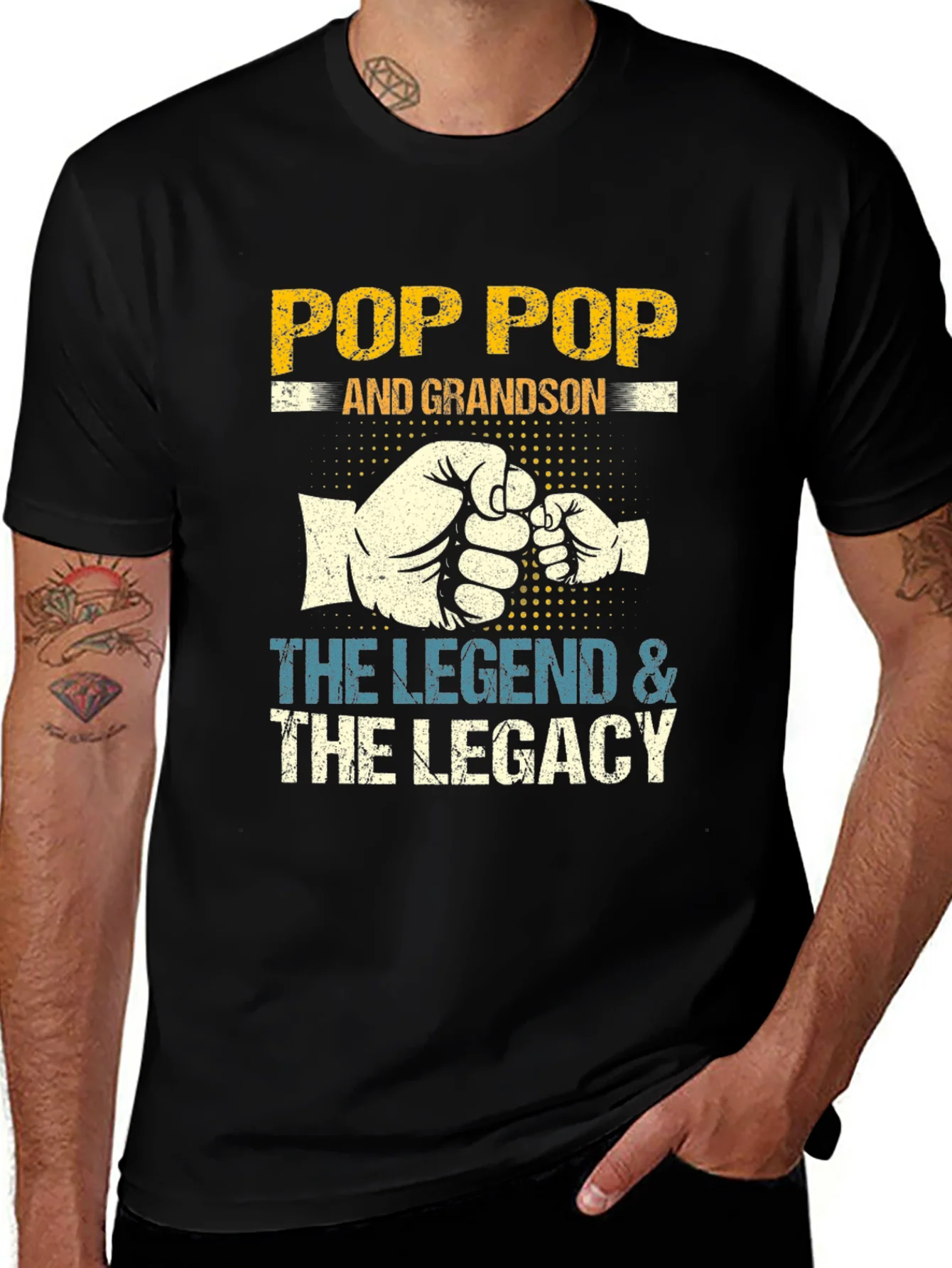 Pop Pop & Grandson T-Shirt - The Legend & The Legacy