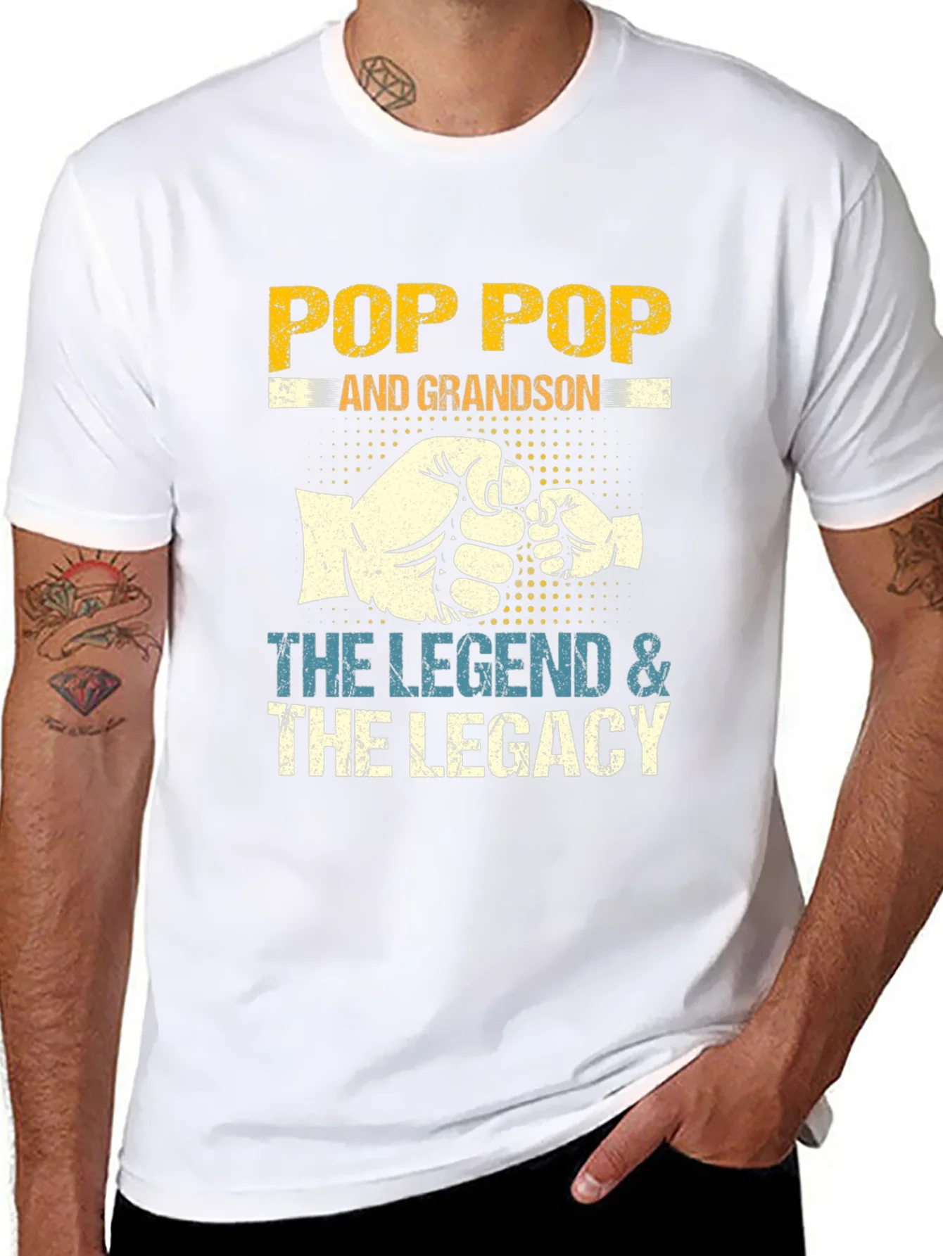 Pop Pop & Grandson T-Shirt - The Legend & The Legacy
