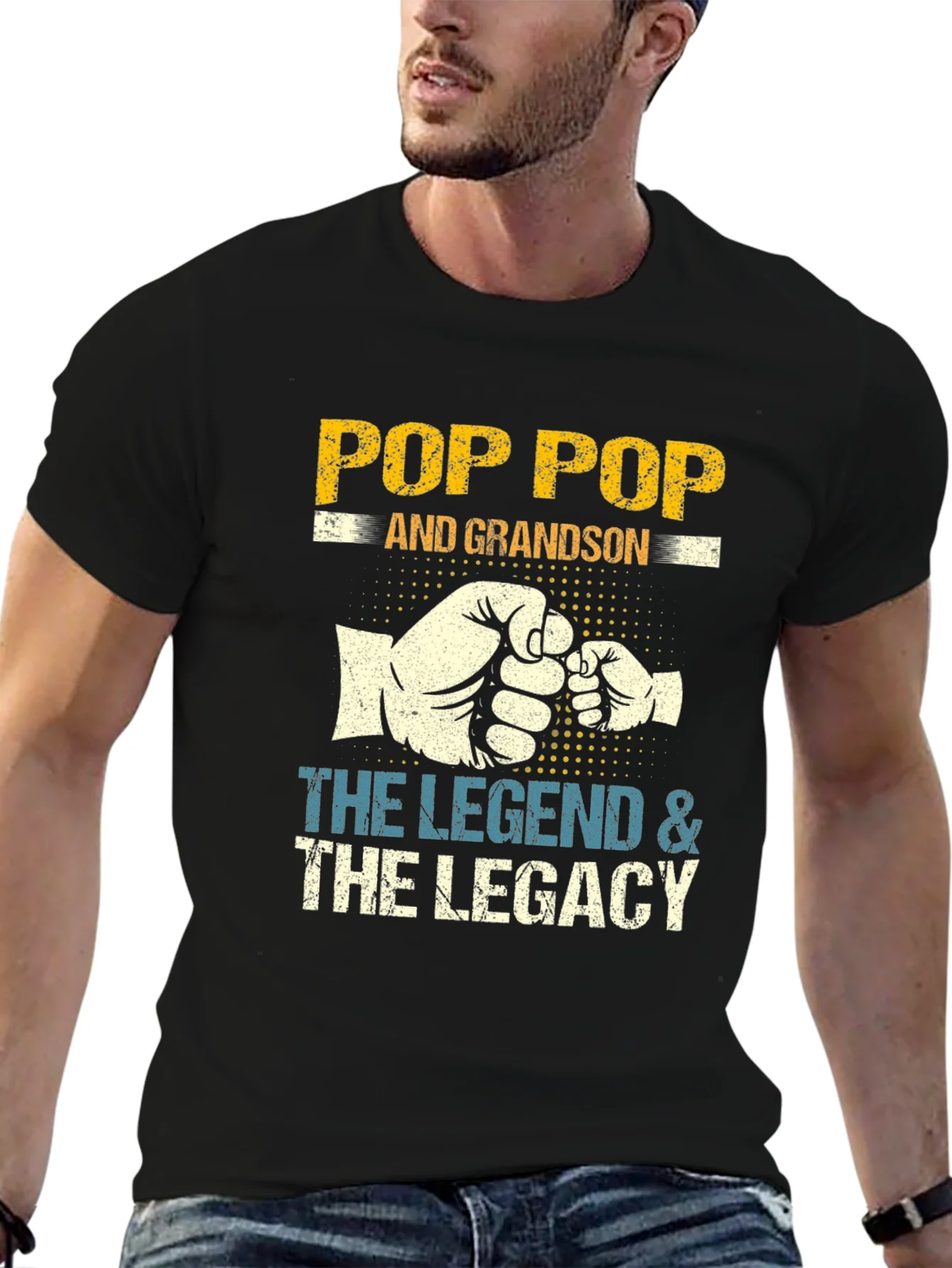 Pop Pop & Grandson T-Shirt - The Legend & The Legacy