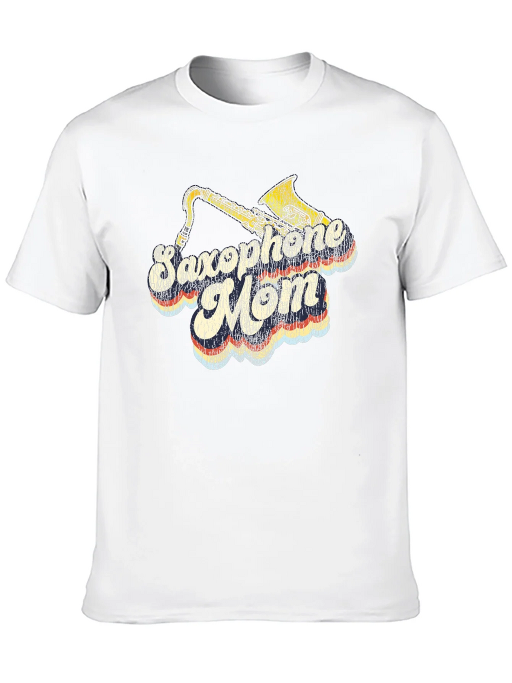 Saxophone Mom T-Shirt - Retro Design