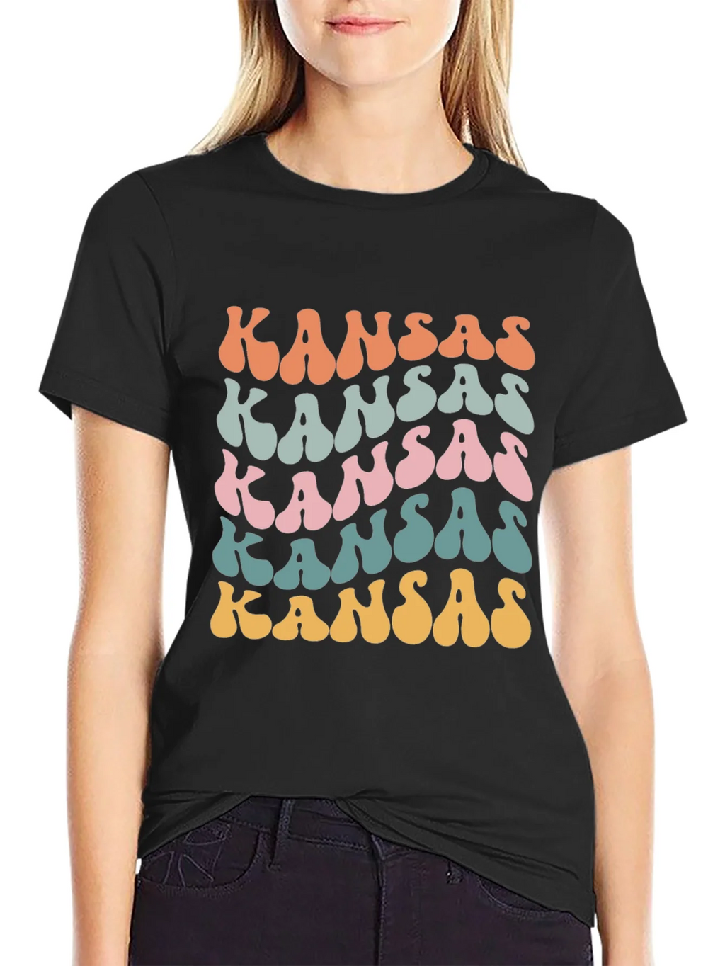 Kansas Graphic Tee - Retro State Pride