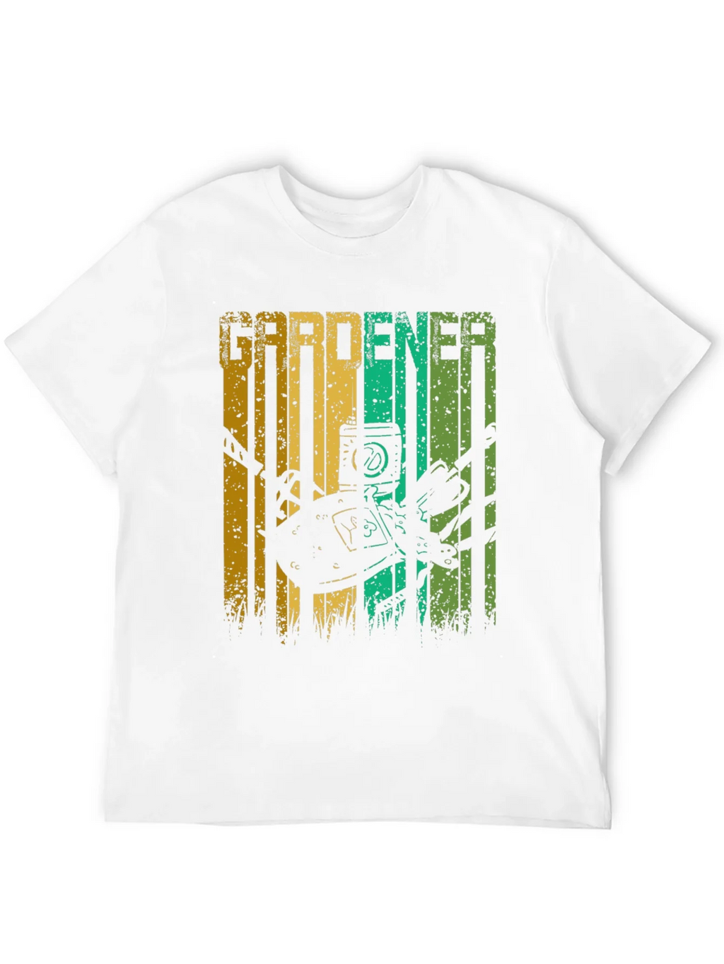 Gardener Graphic Print T-Shirt - Black Cotton