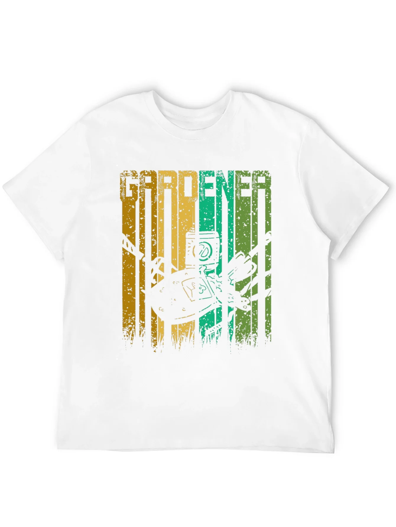 Gardener Graphic Print T-Shirt - Black Cotton