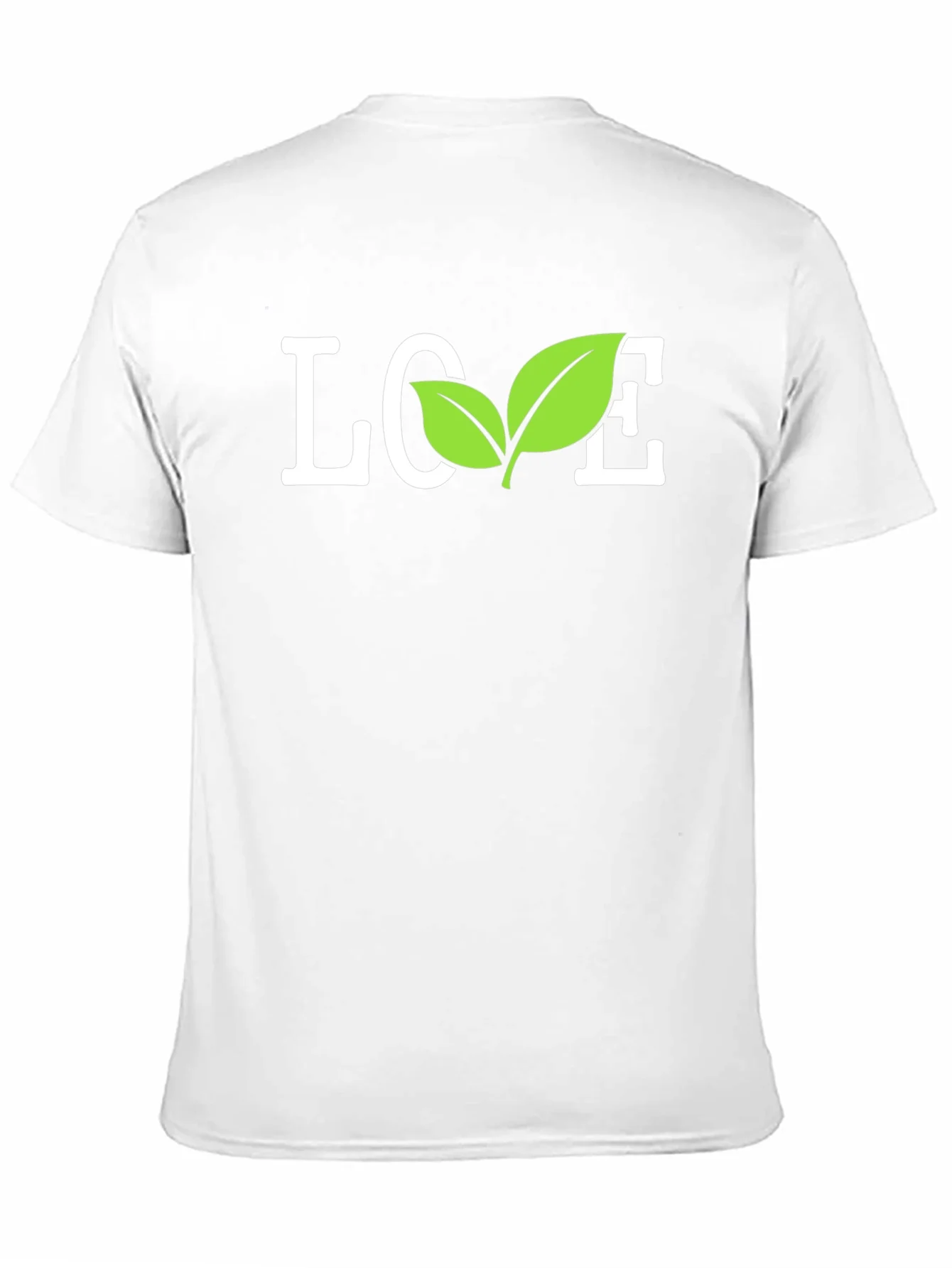 Vegan Love Graphic Tee - Organic Cotton Blend T-Shirt