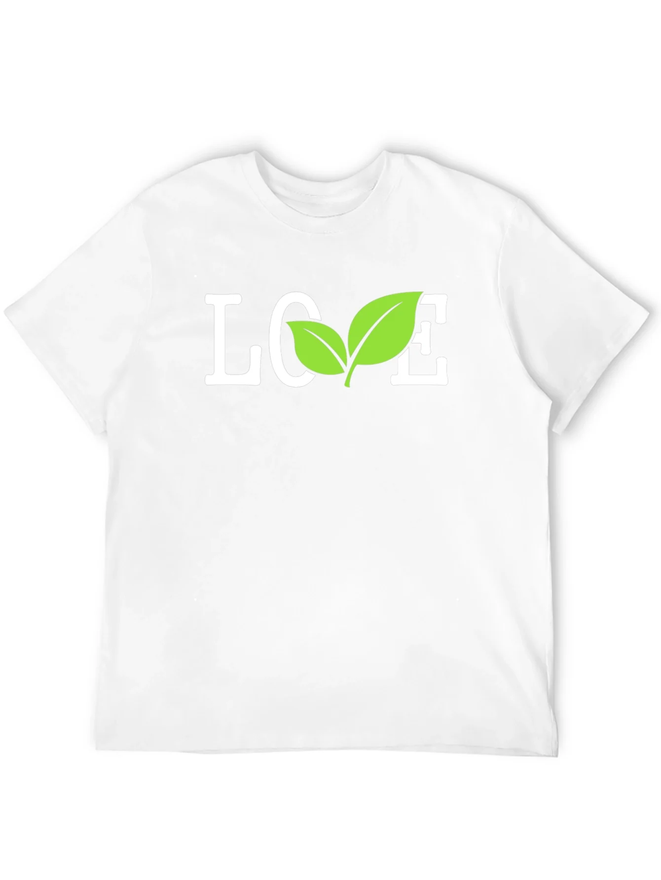 Vegan Love Graphic Tee - Organic Cotton Blend T-Shirt