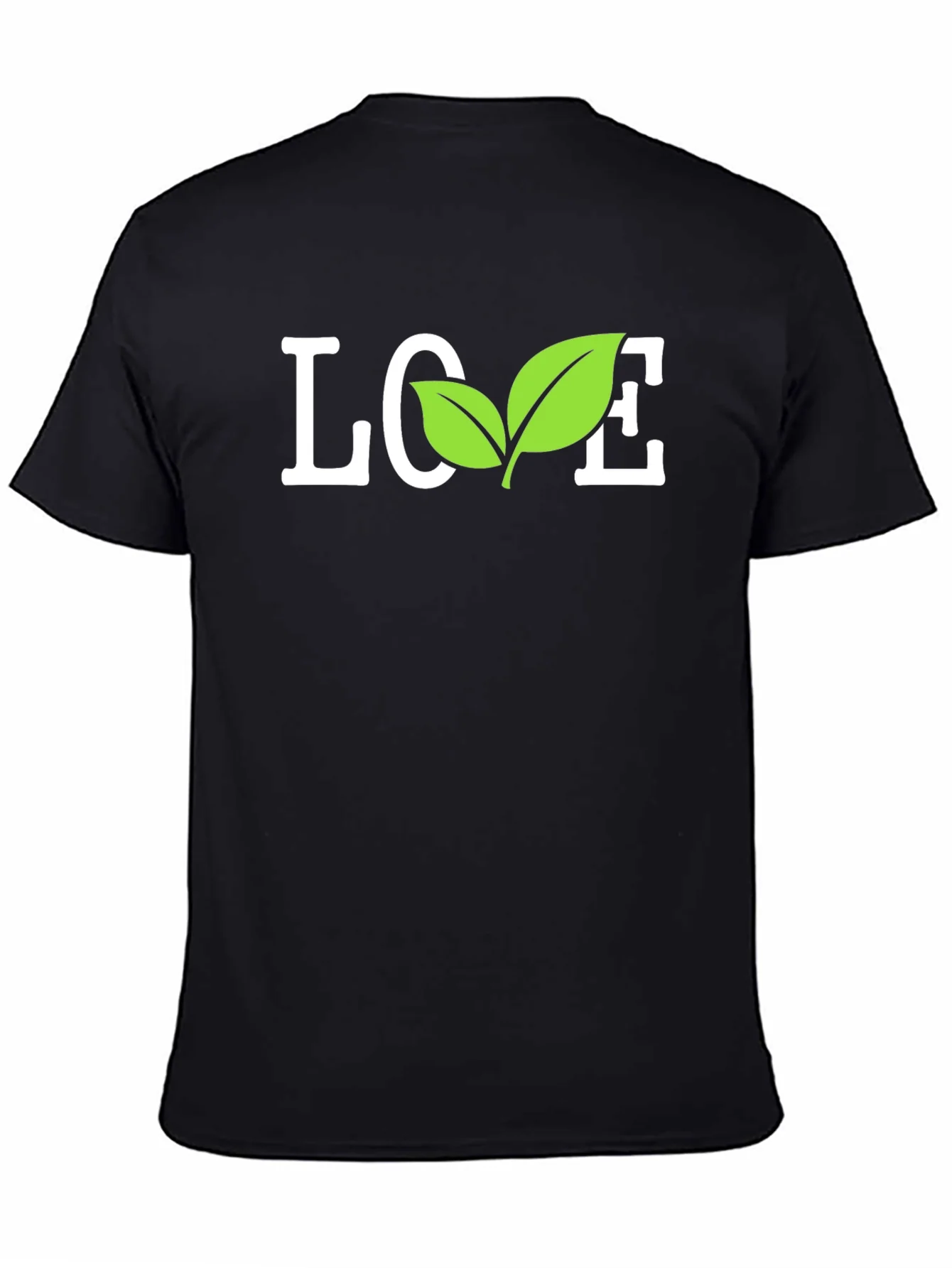 Vegan Love Graphic Tee - Organic Cotton Blend T-Shirt