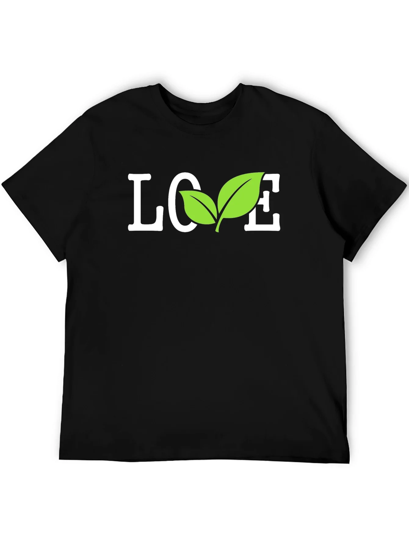Vegan Love Graphic Tee - Organic Cotton Blend T-Shirt