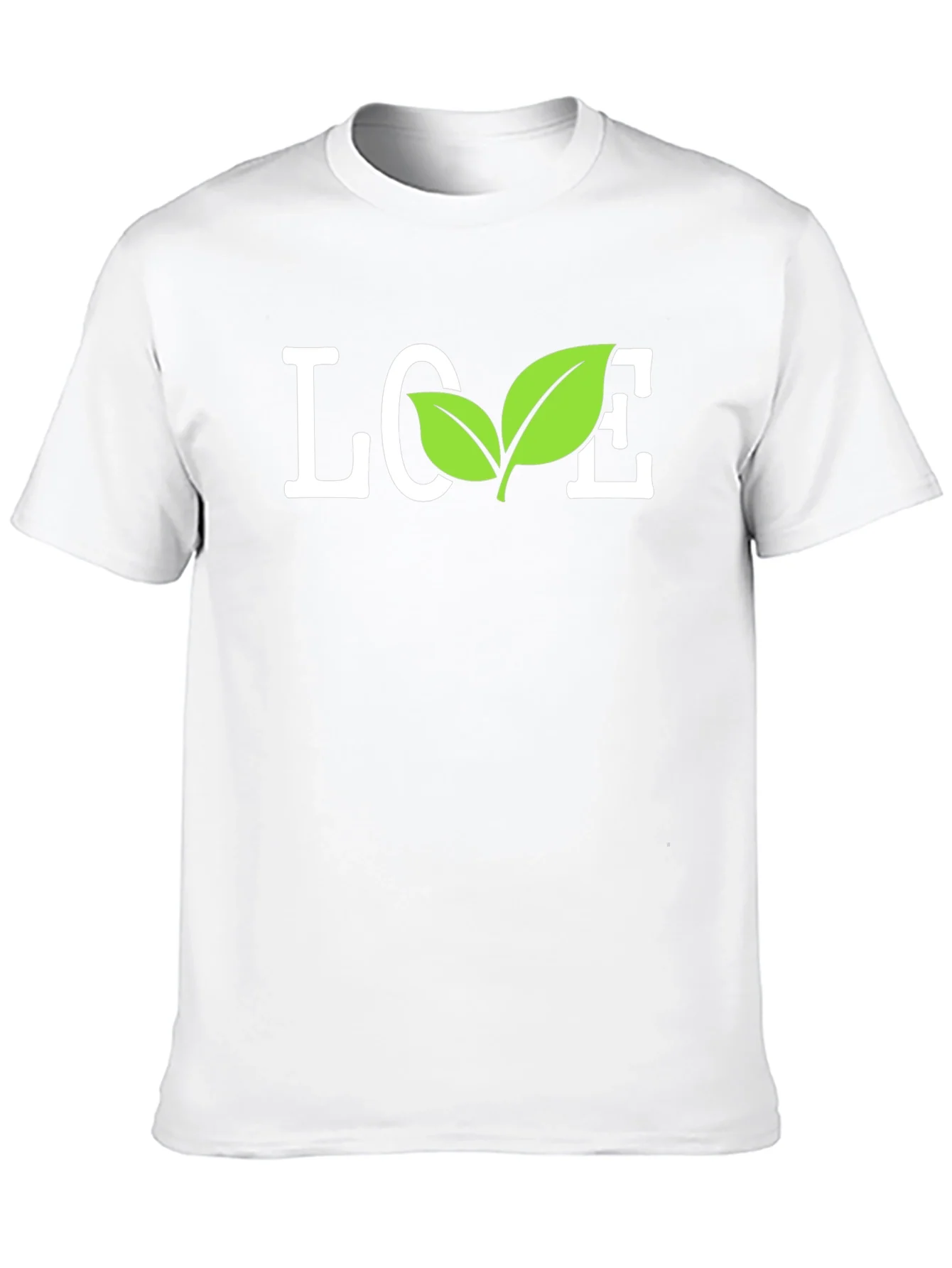 Vegan Love Graphic Tee - Organic Cotton Blend T-Shirt