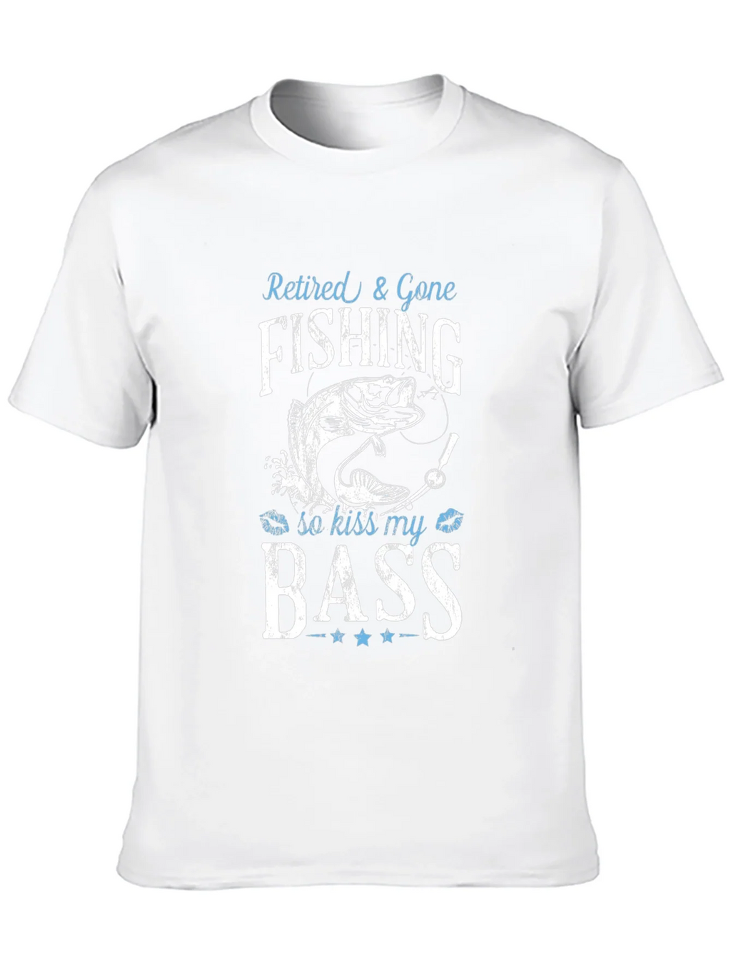 Retired & Gone Fishing T-Shirt - Kiss My Bass