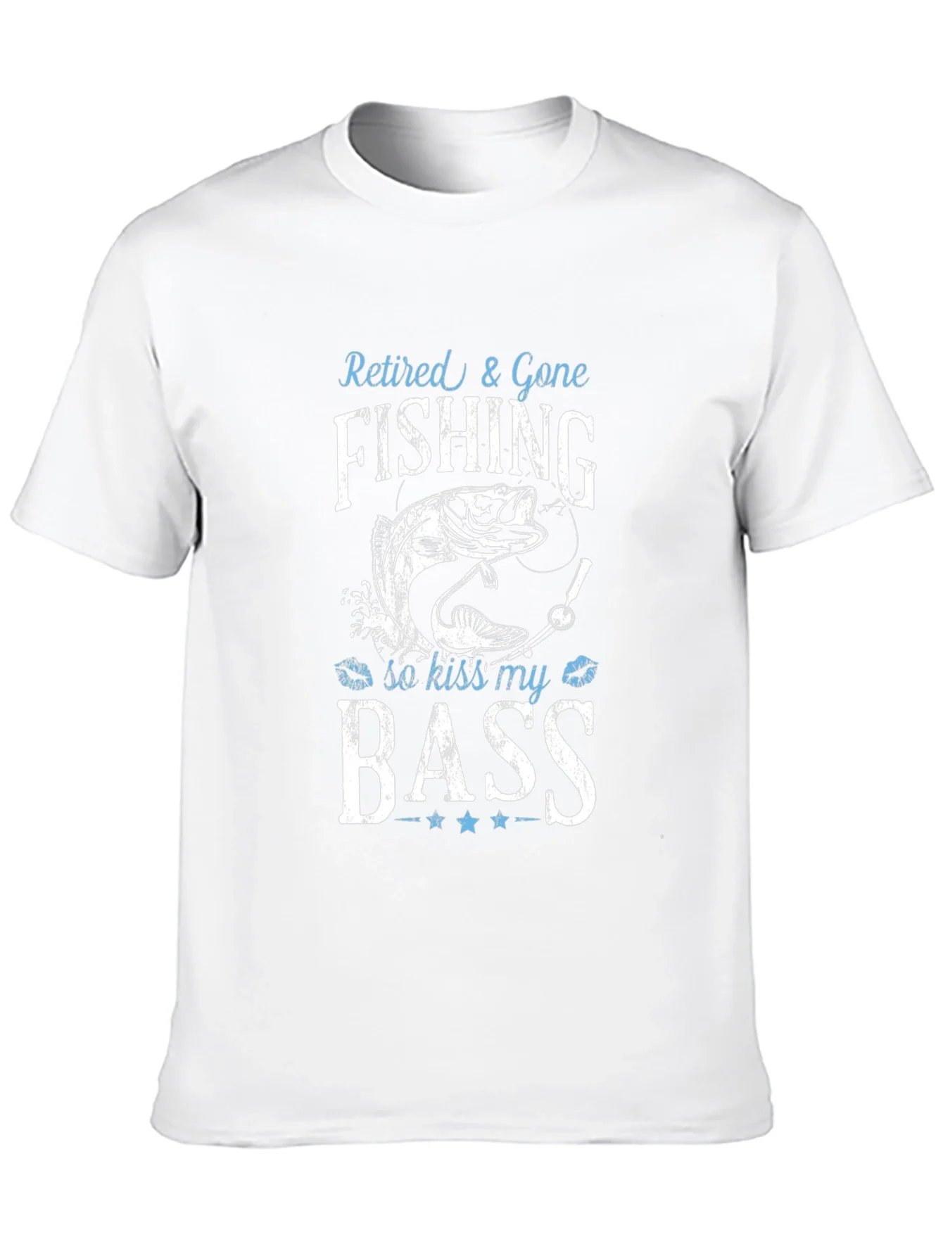 Retired & Gone Fishing T-Shirt - Kiss My Bass