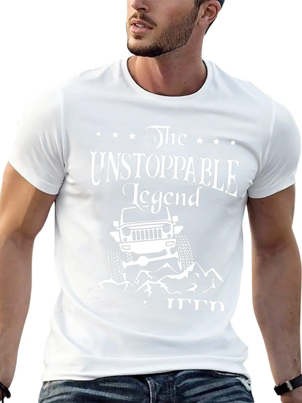 Unstoppable Legend Jeep T-Shirt - Off-Road Adventure Tee