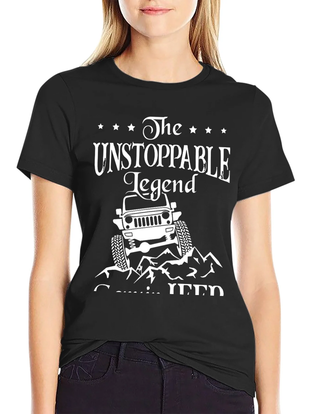 Unstoppable Legend Jeep T-Shirt - Off-Road Adventure Tee