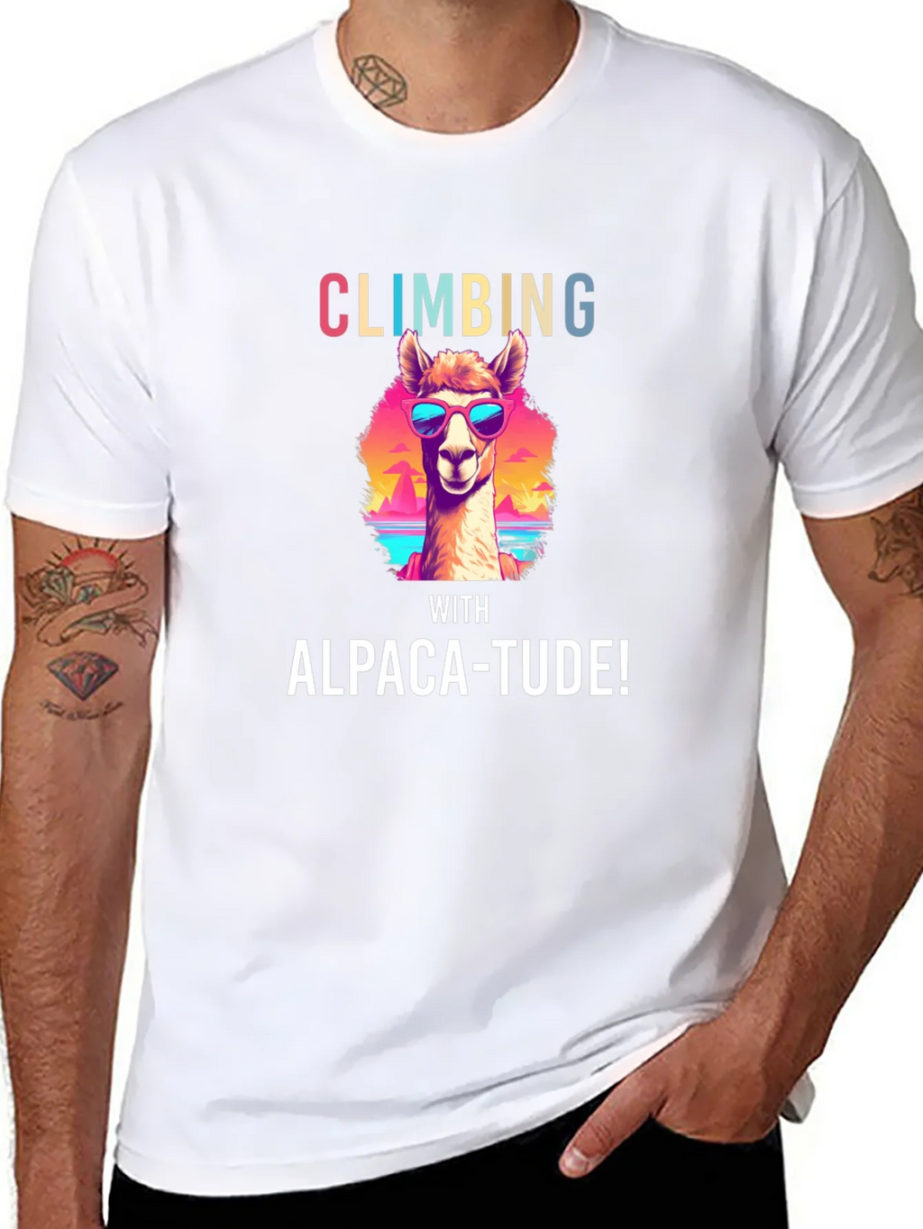 Alpaca-tude Climbing T-Shirt