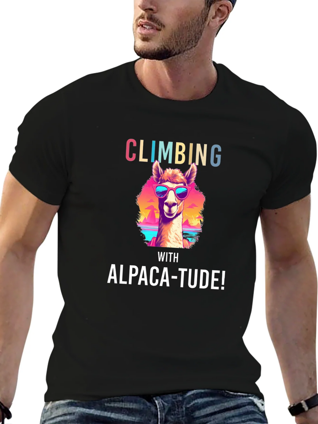 Alpaca-tude Climbing T-Shirt