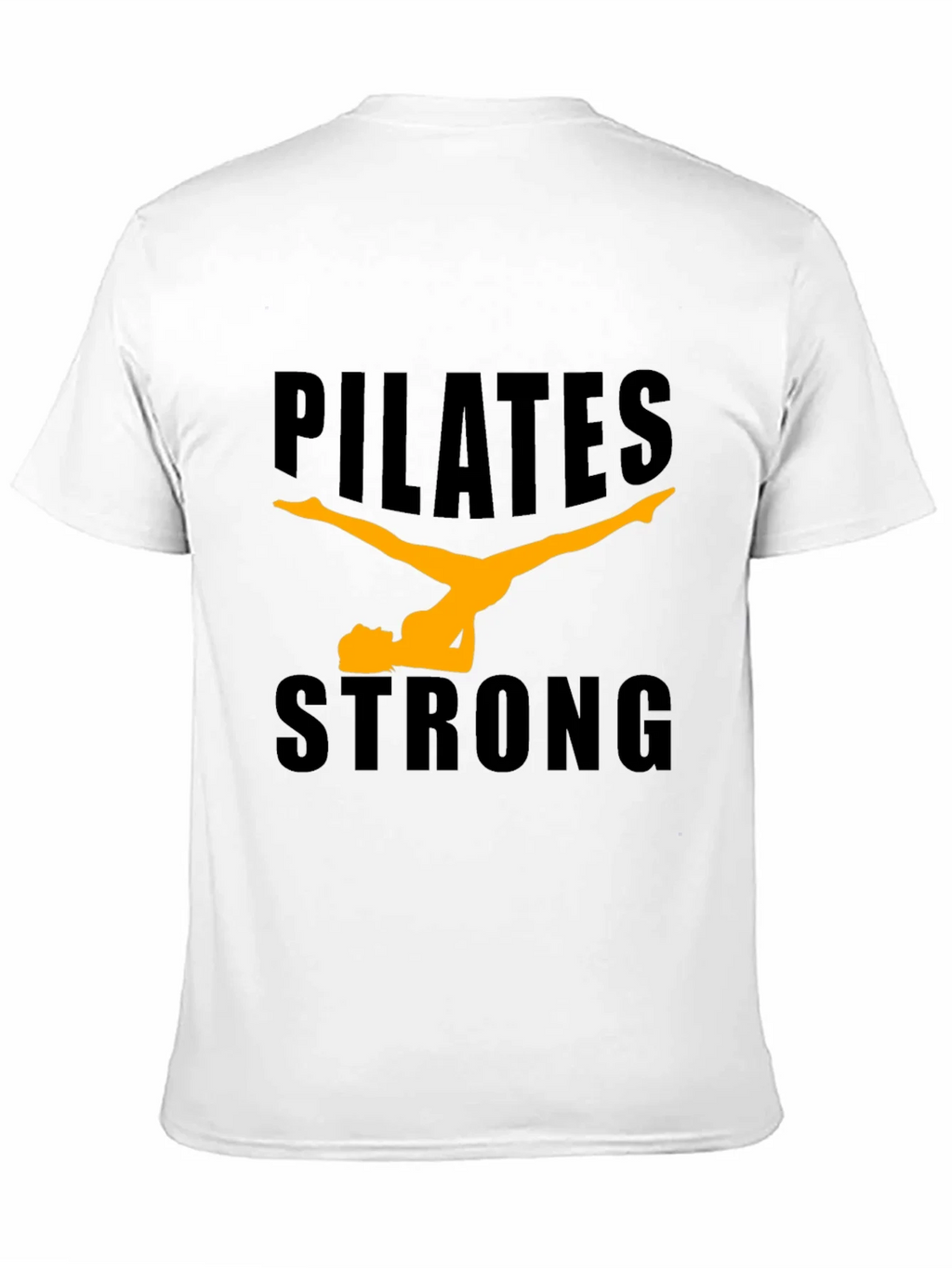 Pilates Strong Black Graphic Tee