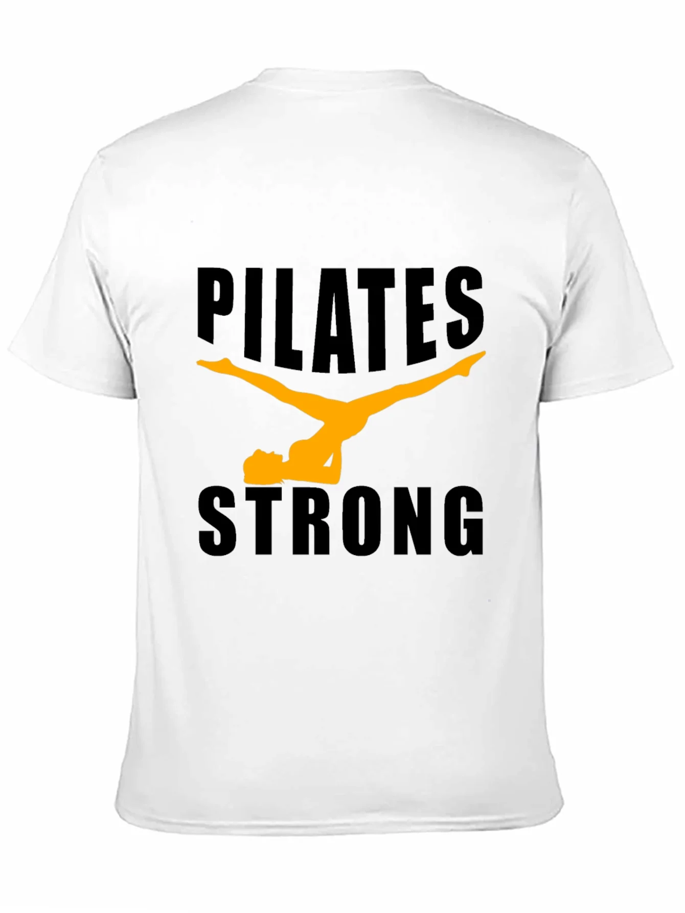 Pilates Strong Black Graphic Tee