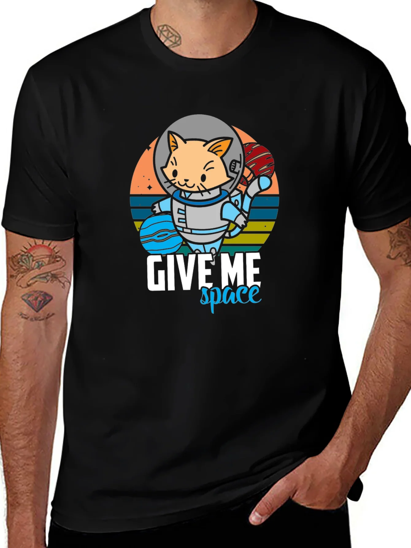 Give Me Space Cat Astronaut T-Shirt
