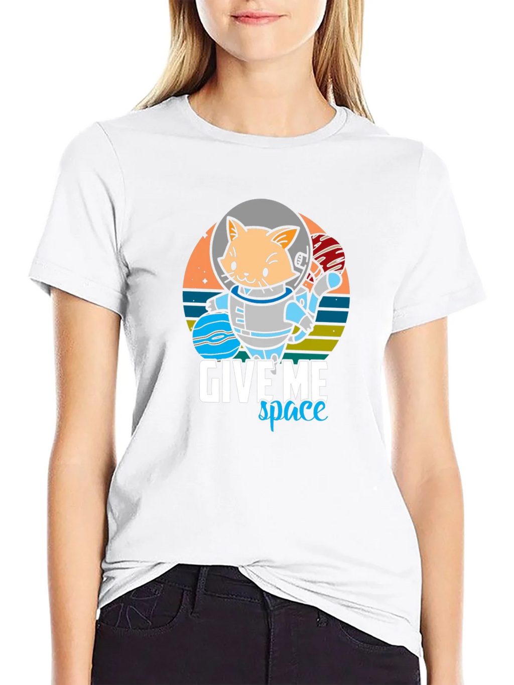 Give Me Space Cat Astronaut T-Shirt