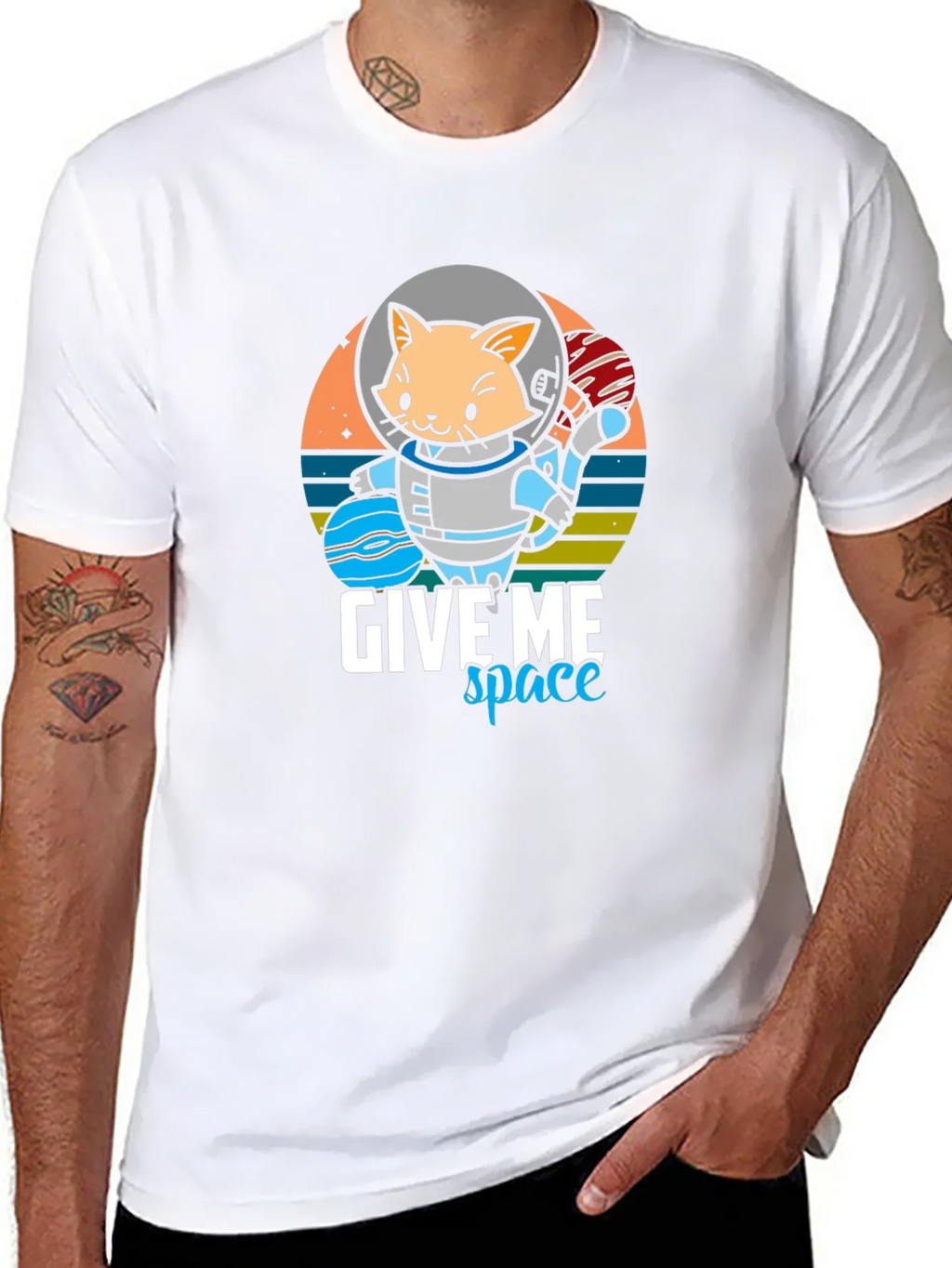 Give Me Space Cat Astronaut T-Shirt