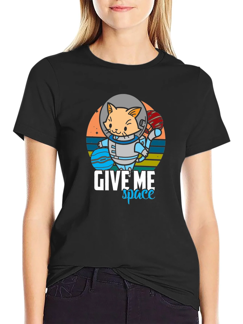 Give Me Space Cat Astronaut T-Shirt