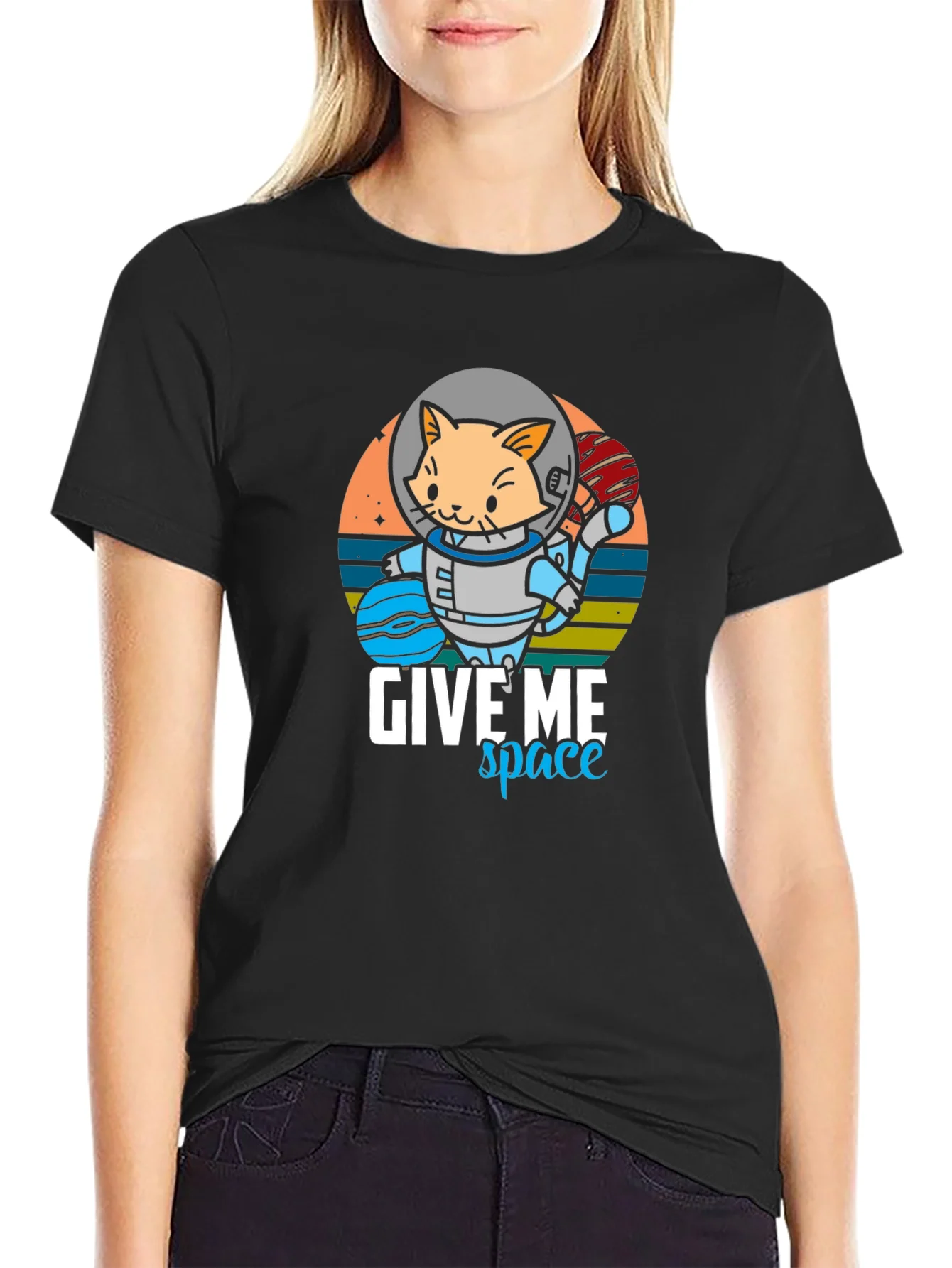 Give Me Space Cat Astronaut T-Shirt