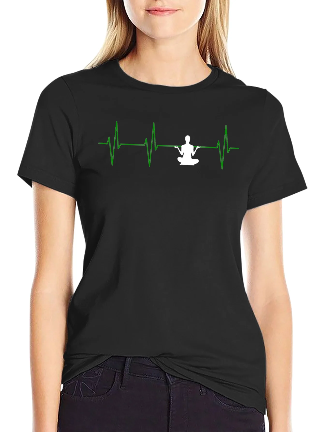 Yoga Heartbeat T-Shirt - Meditate in Style
