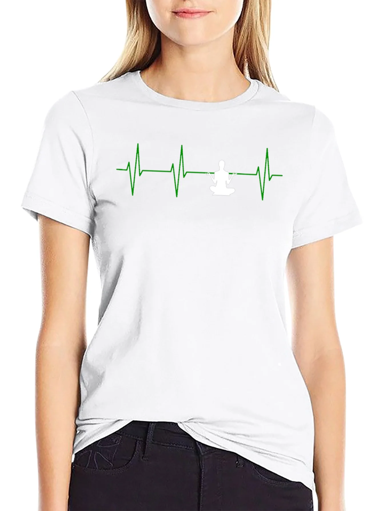 Yoga Heartbeat T-Shirt - Meditate in Style
