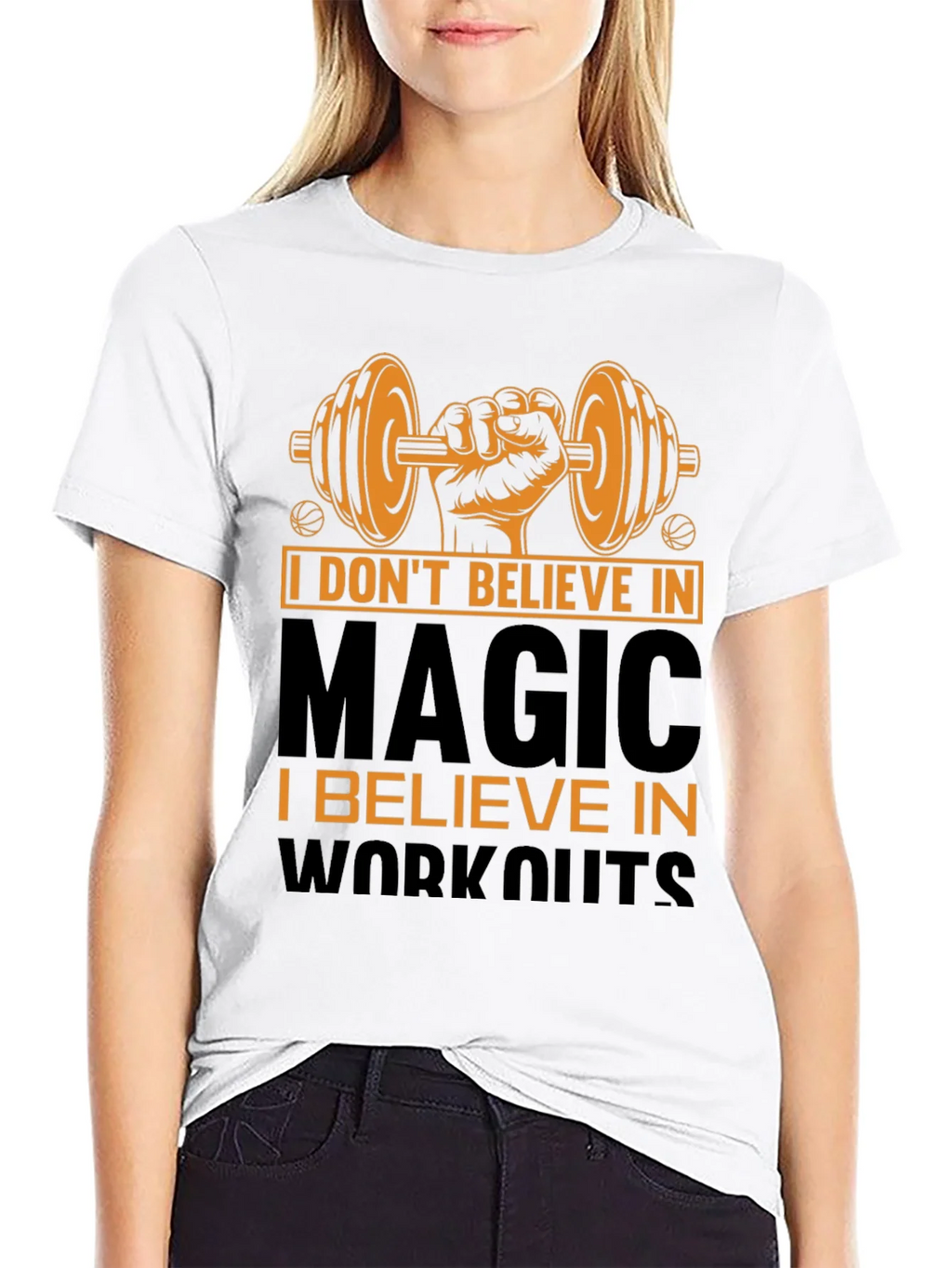 Believe in Workouts Graphic T-Shirt