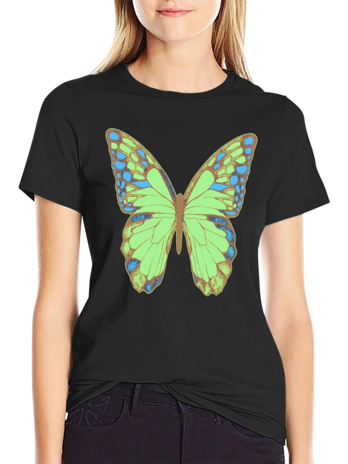 Butterfly Graphic T-Shirt - Nature Inspired Tee