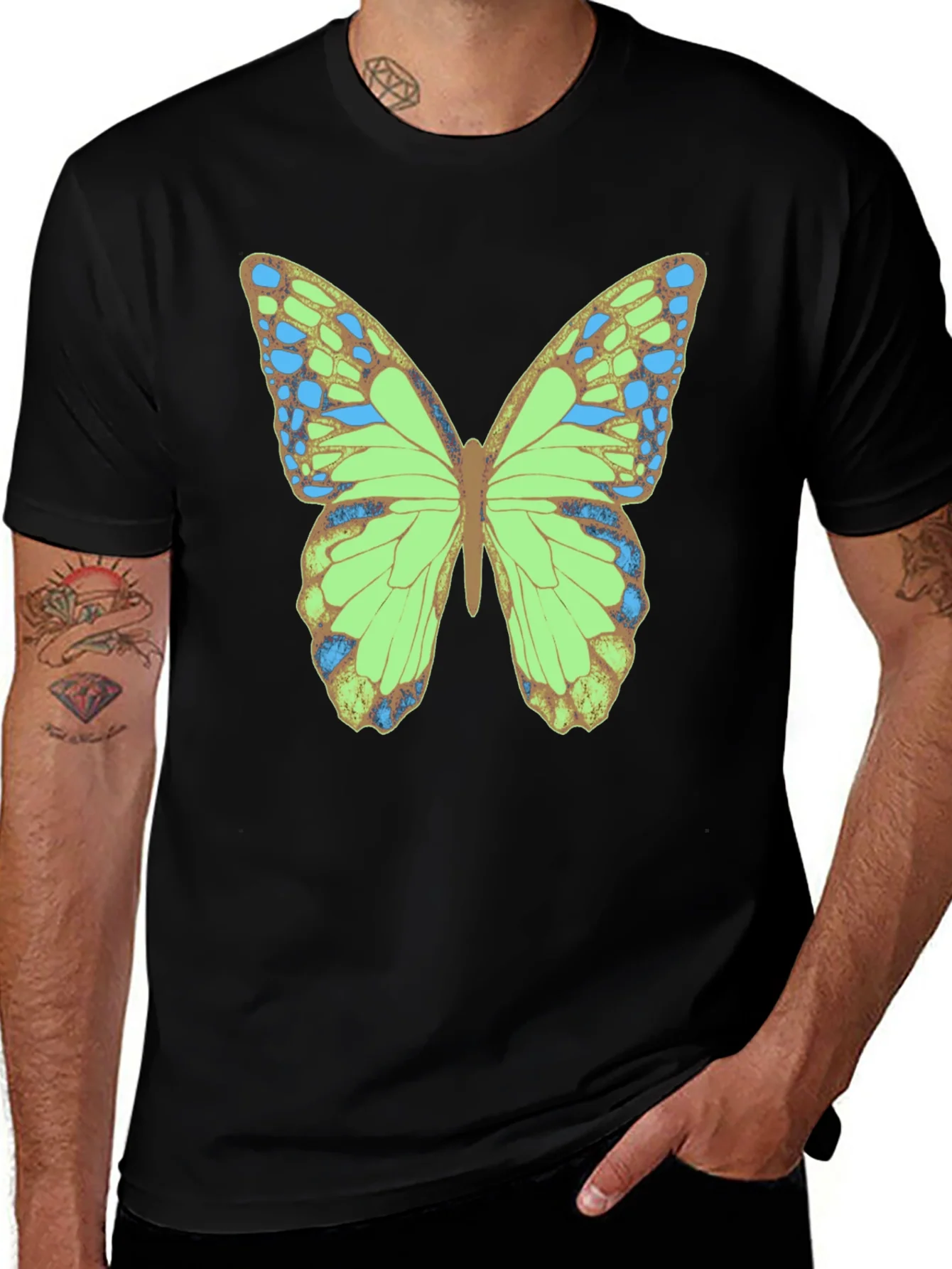 Butterfly Graphic T-Shirt - Nature Inspired Tee
