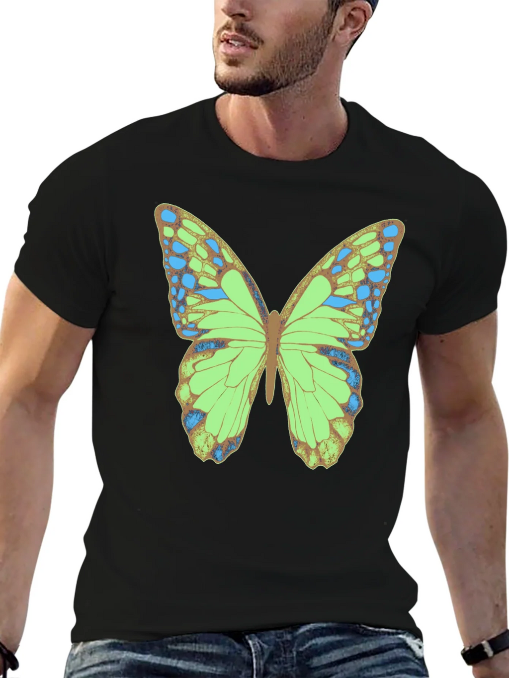 Butterfly Graphic T-Shirt - Nature Inspired Tee