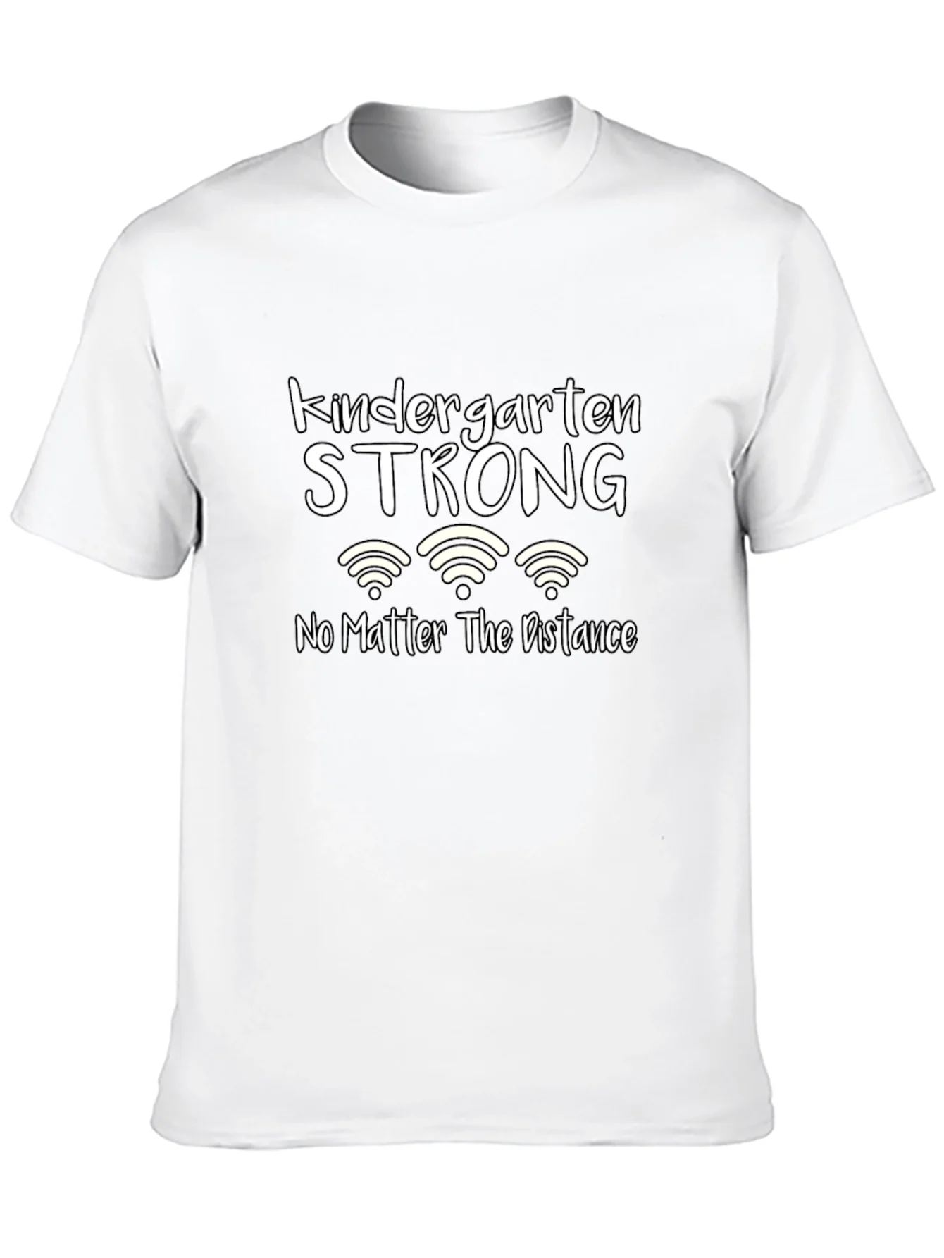 Kindergarten Strong Distance Learning T-Shirt