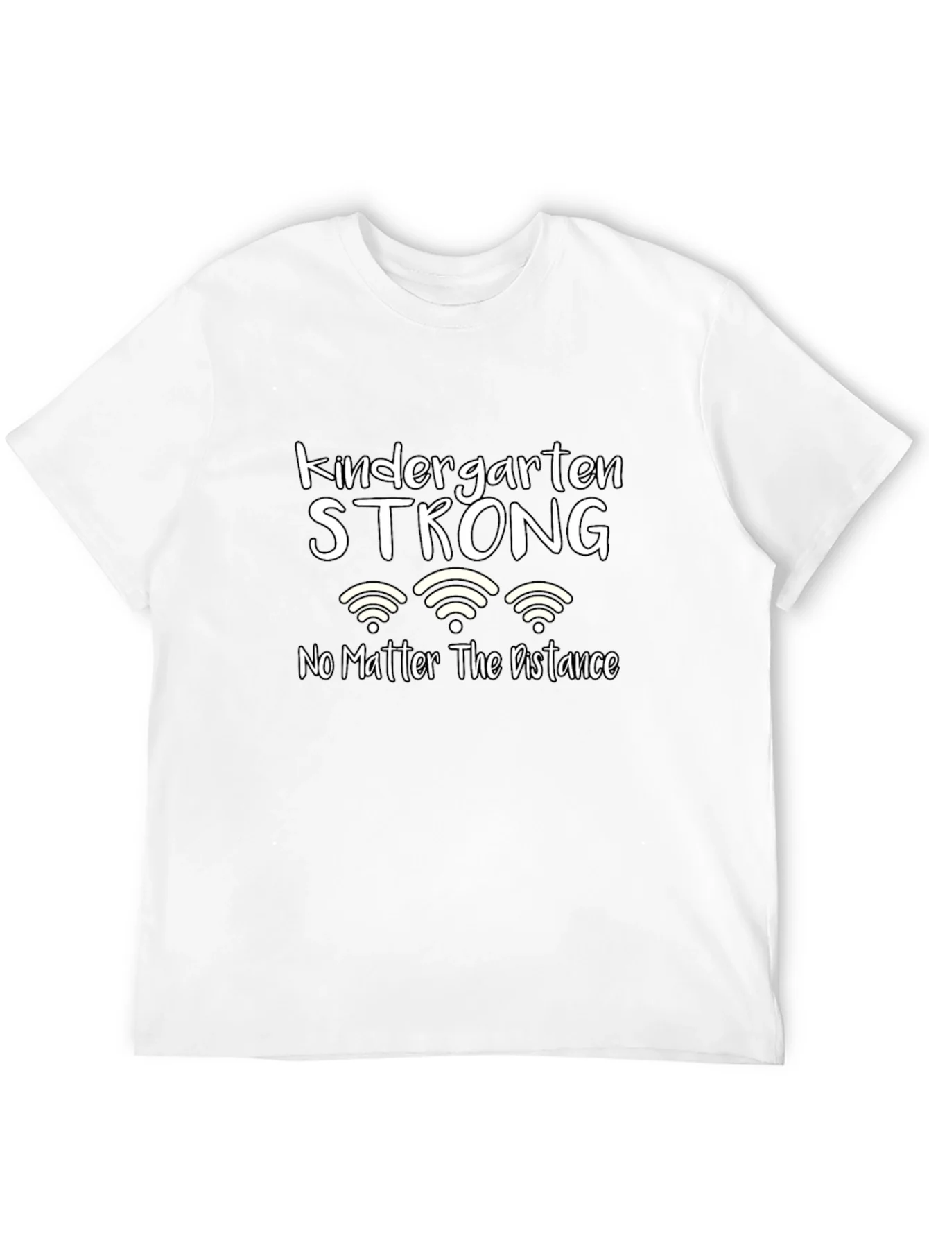 Kindergarten Strong Distance Learning T-Shirt