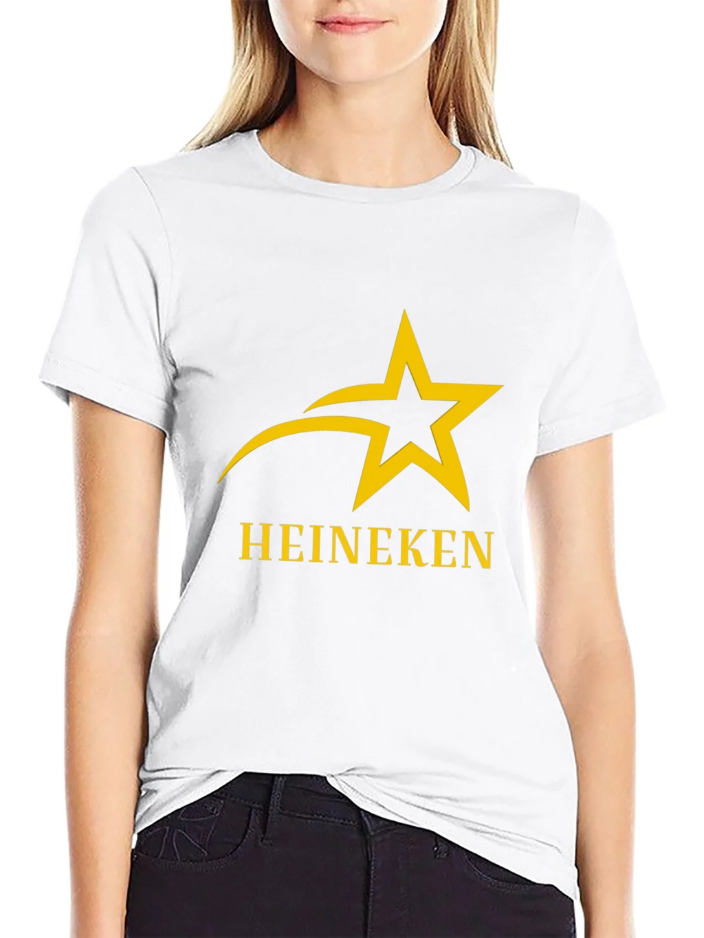 Heineken Star Logo Black T-Shirt