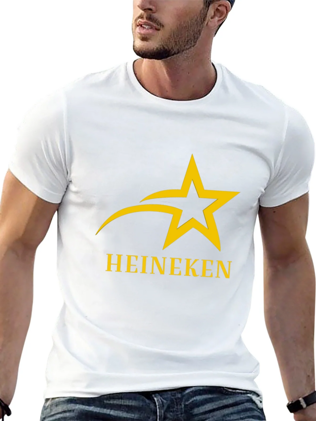 Heineken Star Logo Black T-Shirt