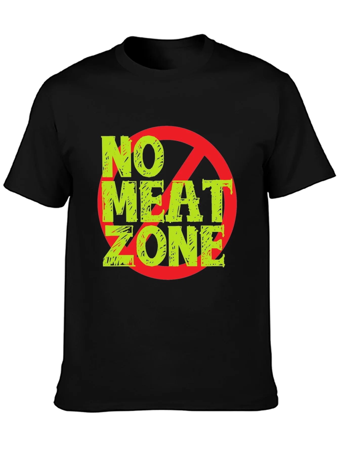 No Meat Zone Graphic T-Shirt - Vegan Lifestyle