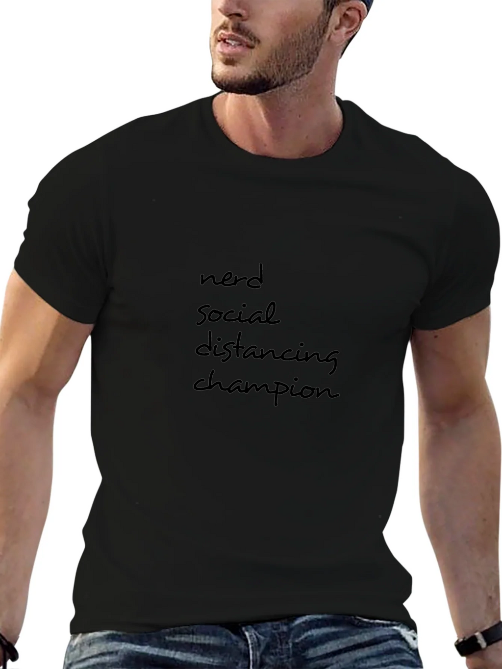 Nerd Social Distancing Champion T-Shirt