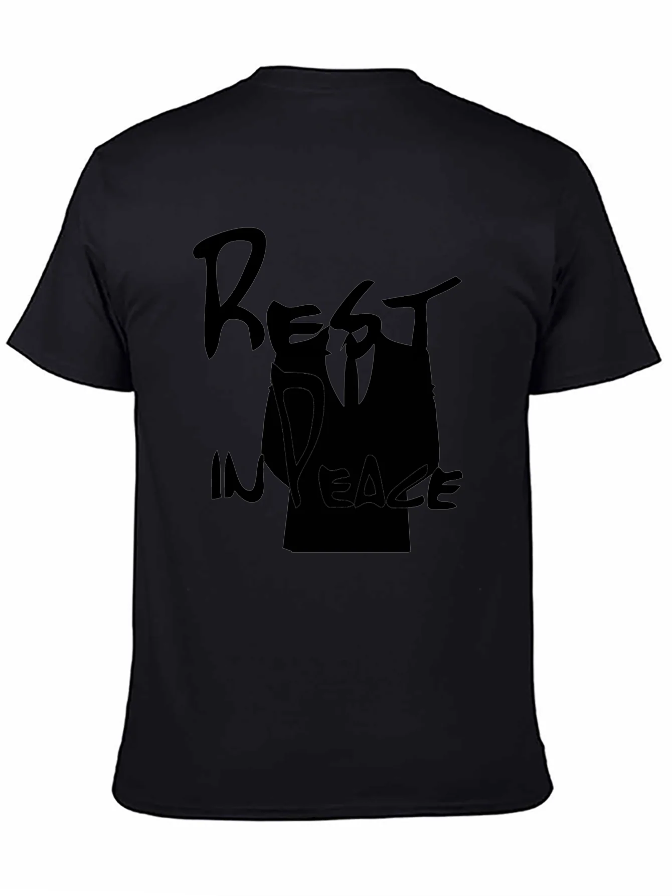Rest In Peace Graphic T-Shirt - Black