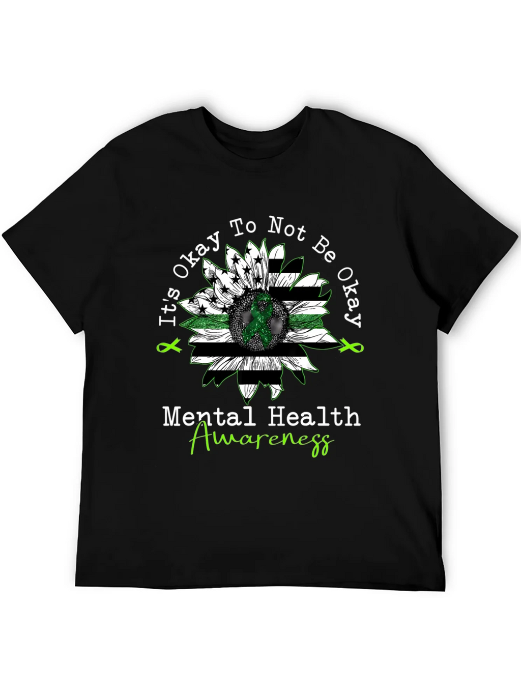 Mental Health Awareness Sunflower T-Shirt
