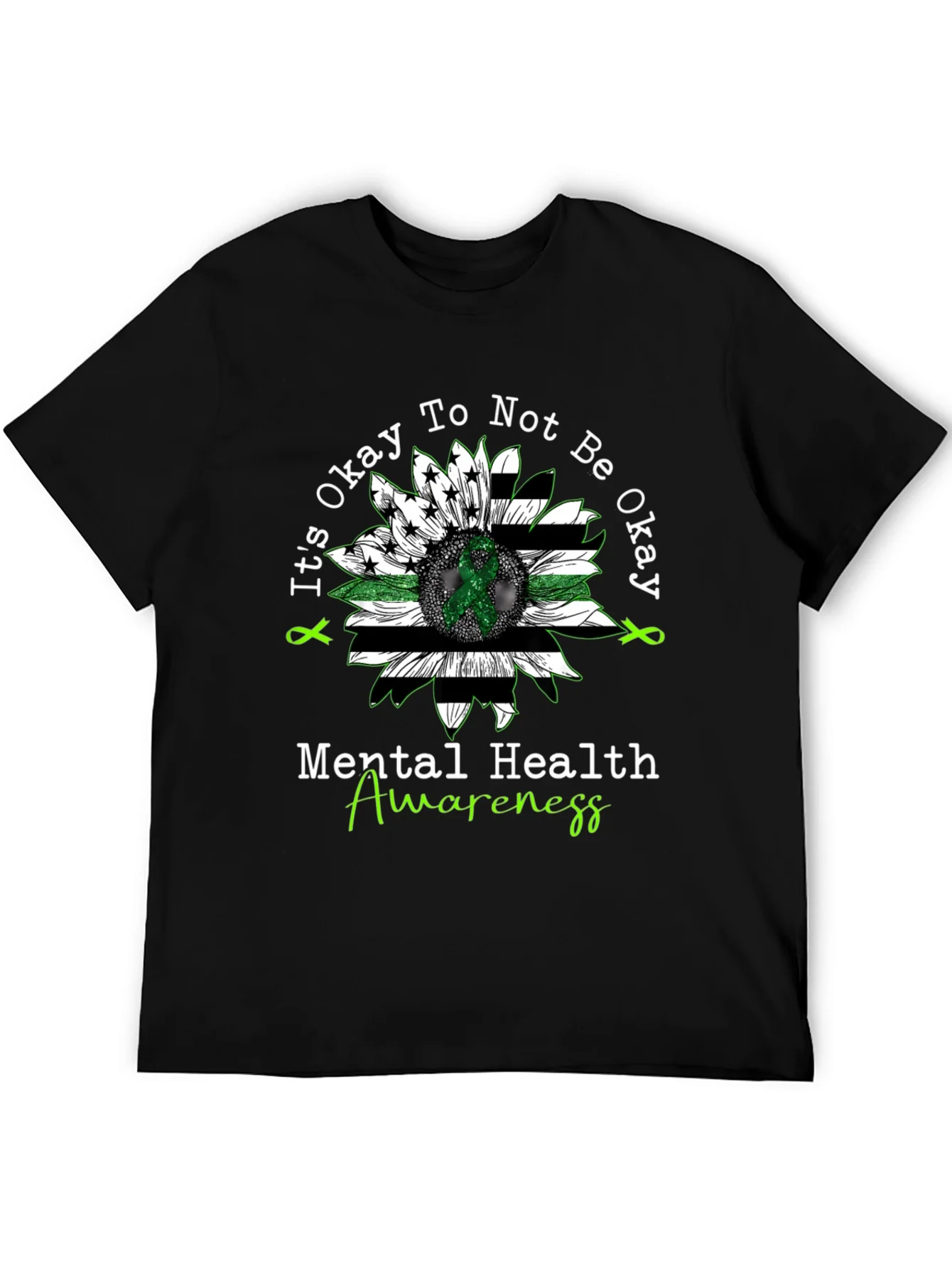 Mental Health Awareness Sunflower T-Shirt