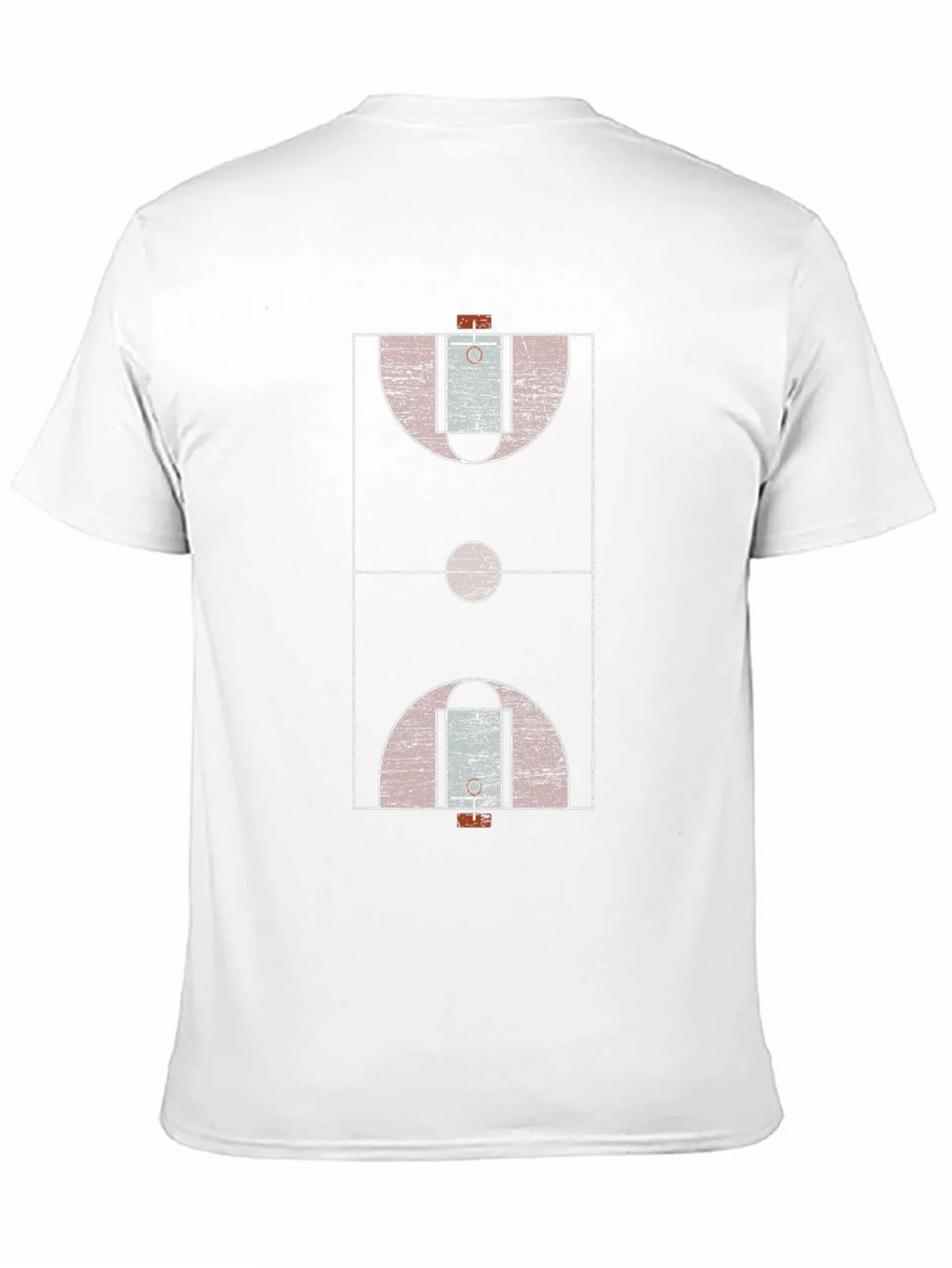 Basketball Court Graphic Tee - Black