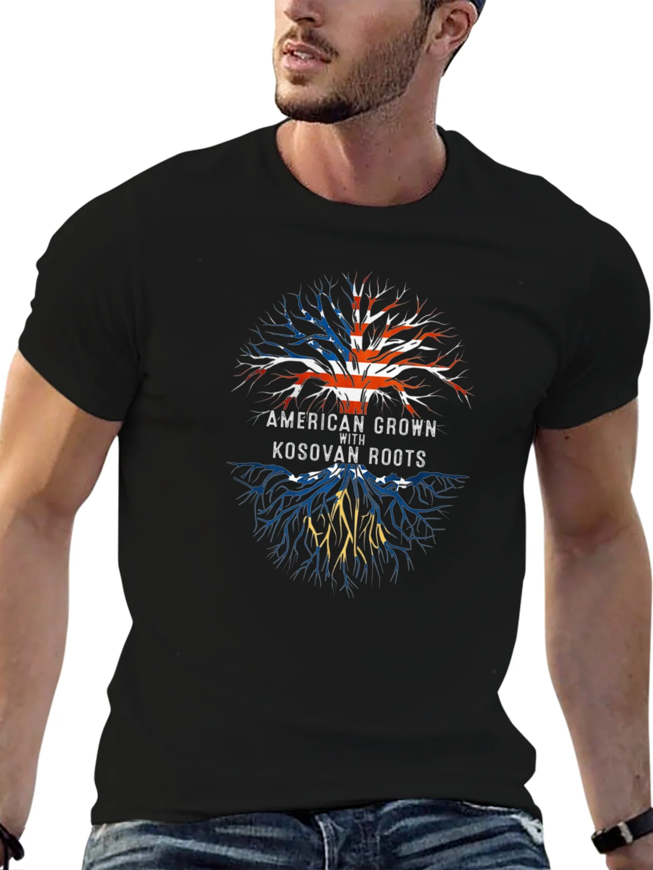 American Grown with Kosovan Roots T-Shirt