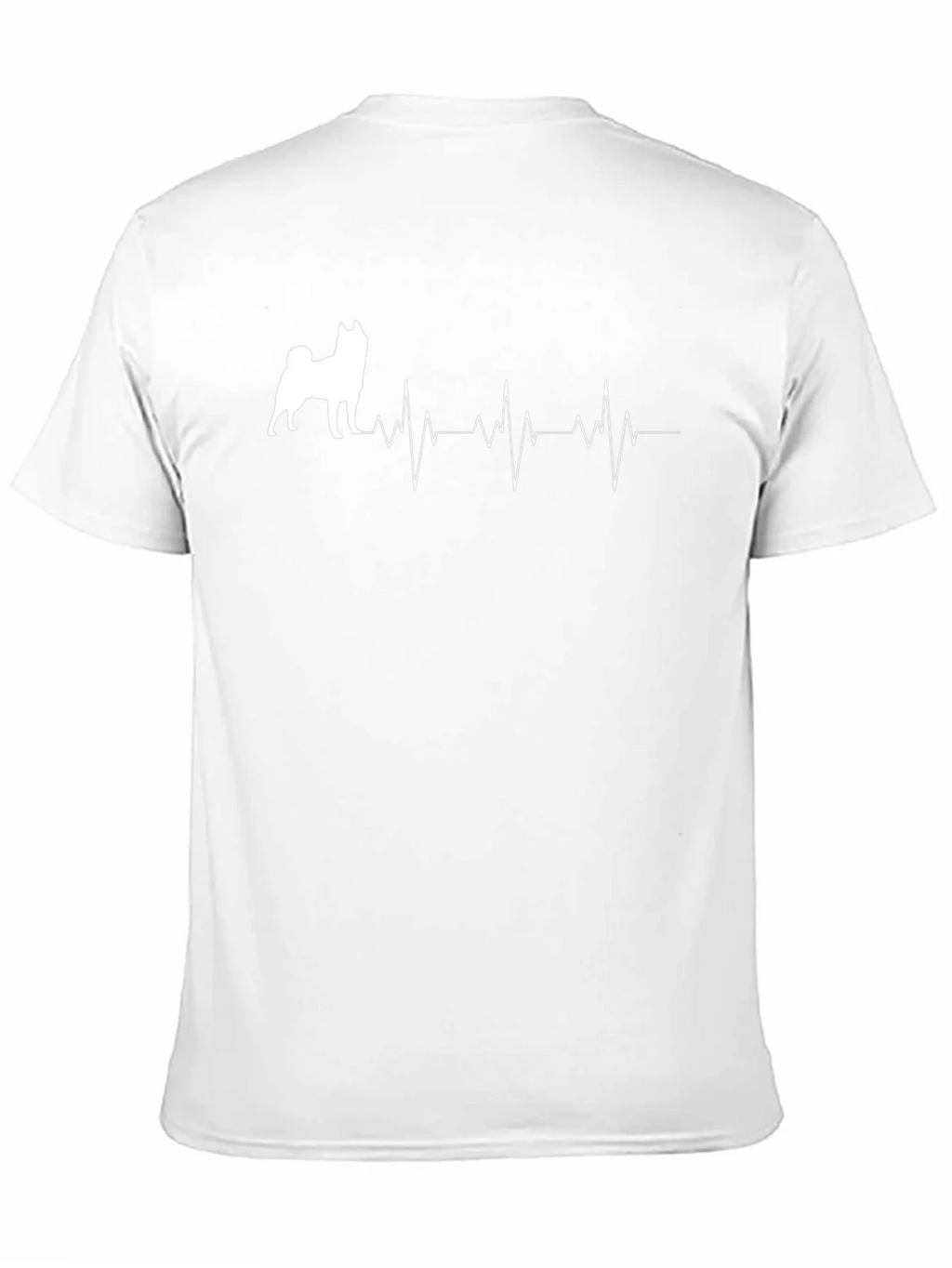 Dog Heartbeat T-Shirt - Unisex Black Tee